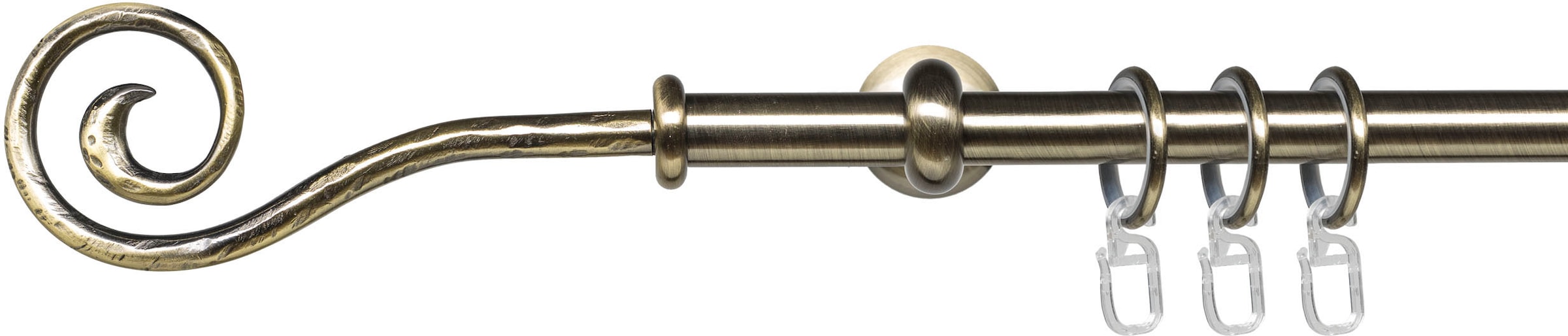 Liedeco Gardinenstangen-Endstück »Endstück, Endknopf Spirale "Esperanca" für 16 mm Stangen«, (2 St.), Endstück, Endknopf