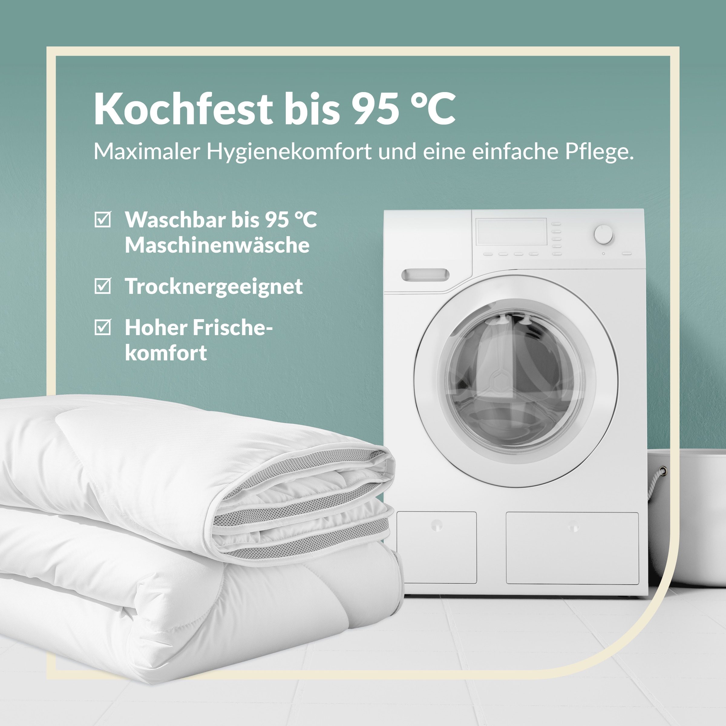 fan Microfaserbettdecke »Climacontrol® II, Bettdecken für den Winter, Made in Germany« warm Füllung 100% Polyester 1 Stk. tlg. Bettdecke 135x200 cm, 155x220 cm und weiteren Größen, Decke