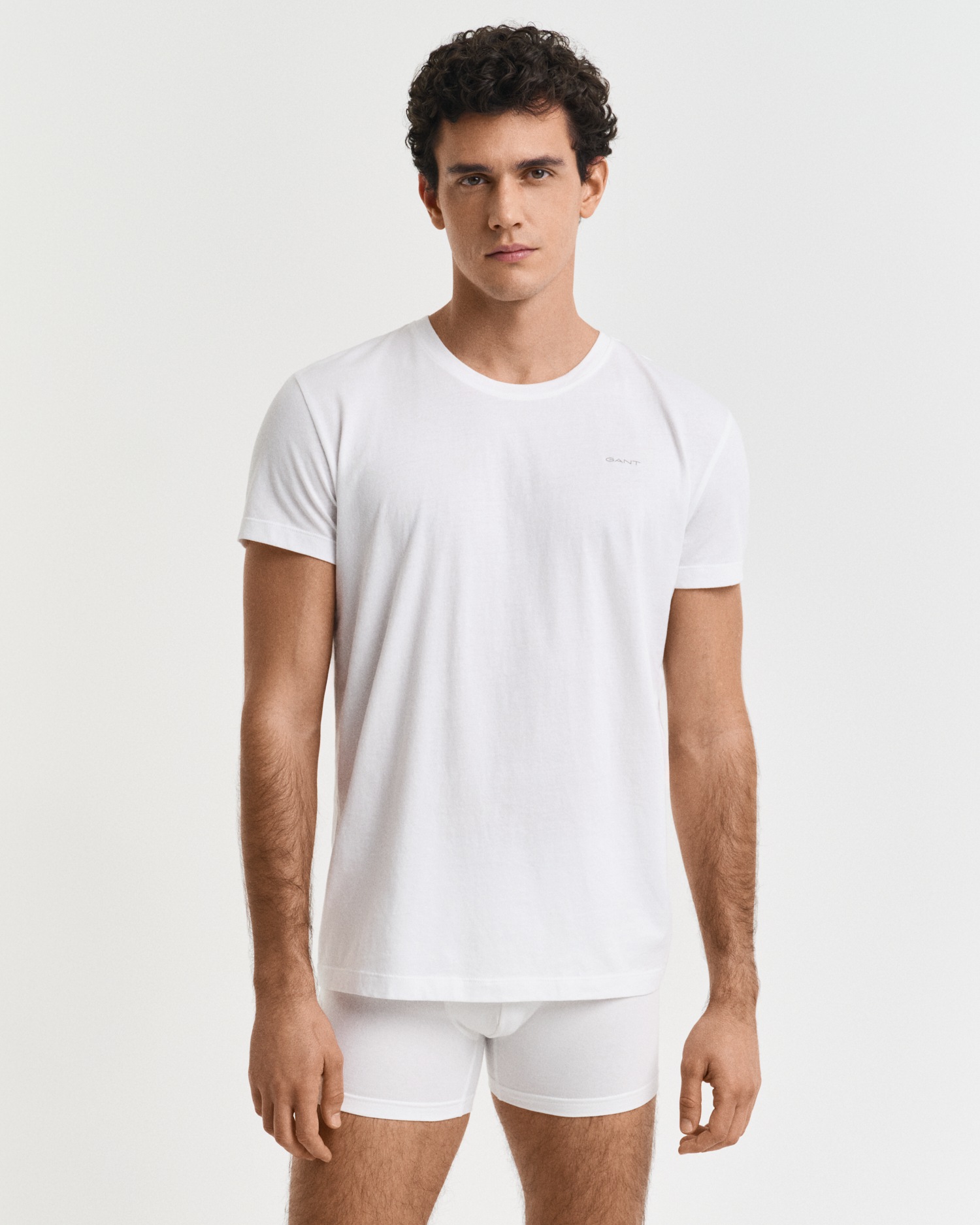 Gant Kurzarmshirt »C-NECK T-SHIRT 2-PACK«, Mit Rundhalsausschnitt