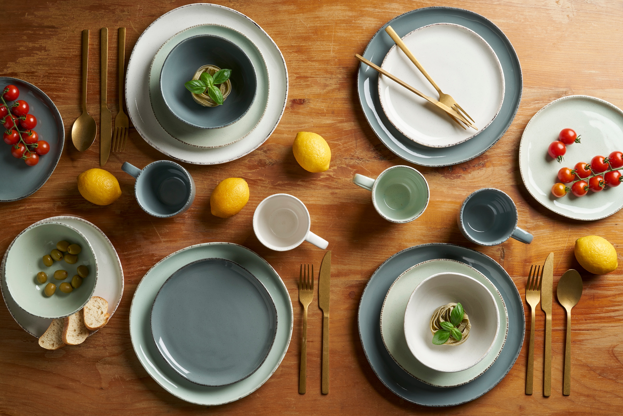 van Well Schale »Urban, 15 cm, 4 Stück« 4 Stk. aus Steinzeug spülmaschinengeeignet