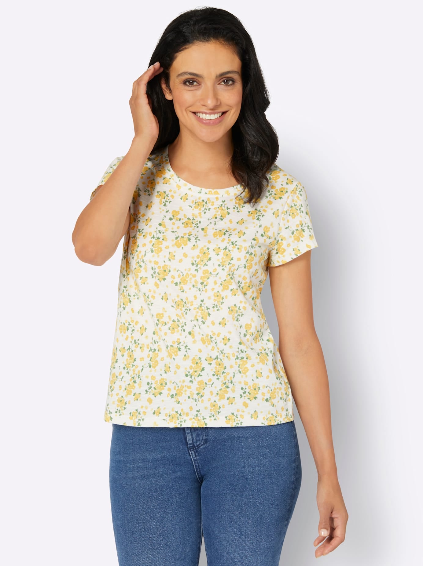 Inspirationen Rundhalsshirt »Druck-Shirt«, (1 tlg.)