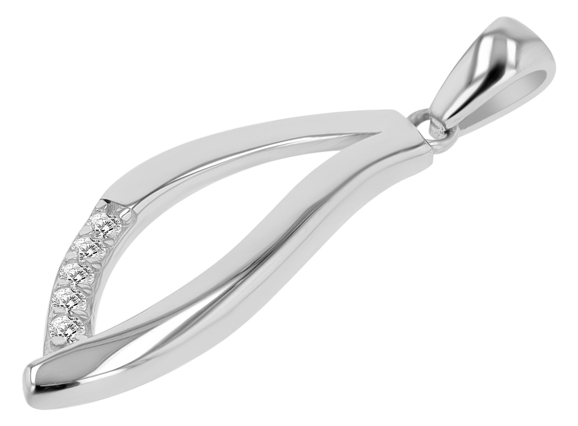 Adelia´s Kettenanhänger »Damen Anhänger aus 925 Silber mit Zirkonia«