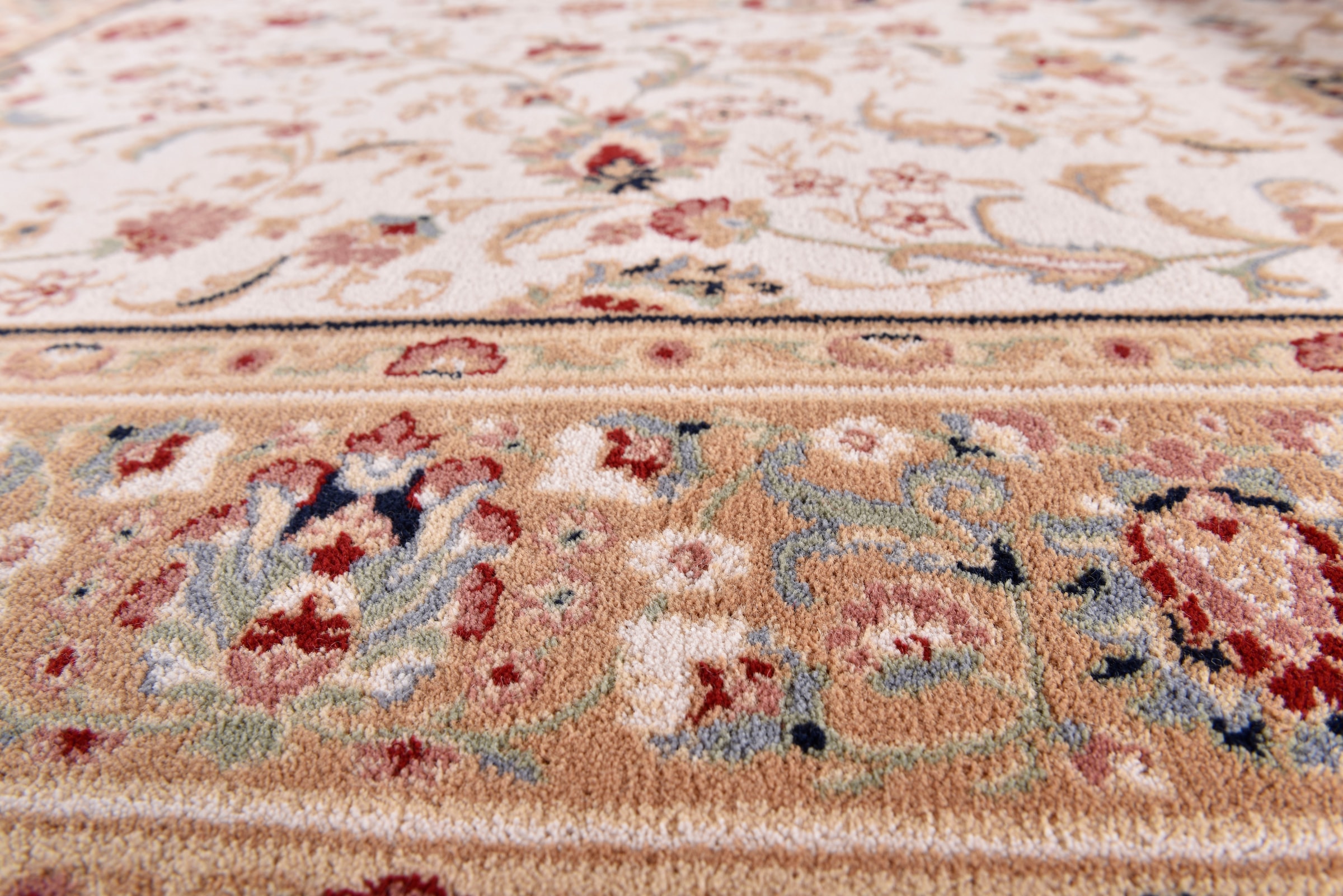 THEKO Wollteppich »Dolna - 808«, rechteckig, 10 mm Höhe, Kurzflor, reine Wolle, Orient-Optik