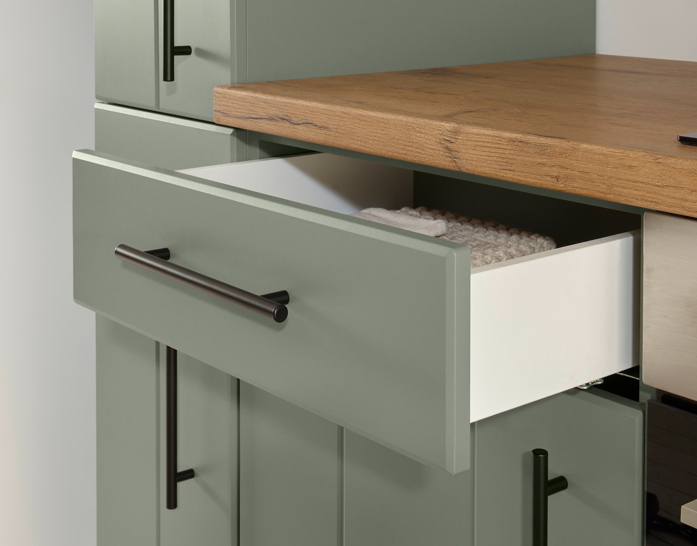 RESPEKTA Küche »Anton« Breite 310 cm, 90 cm Arbeitshöhe, wahlweise mit und ohne E-Geräte