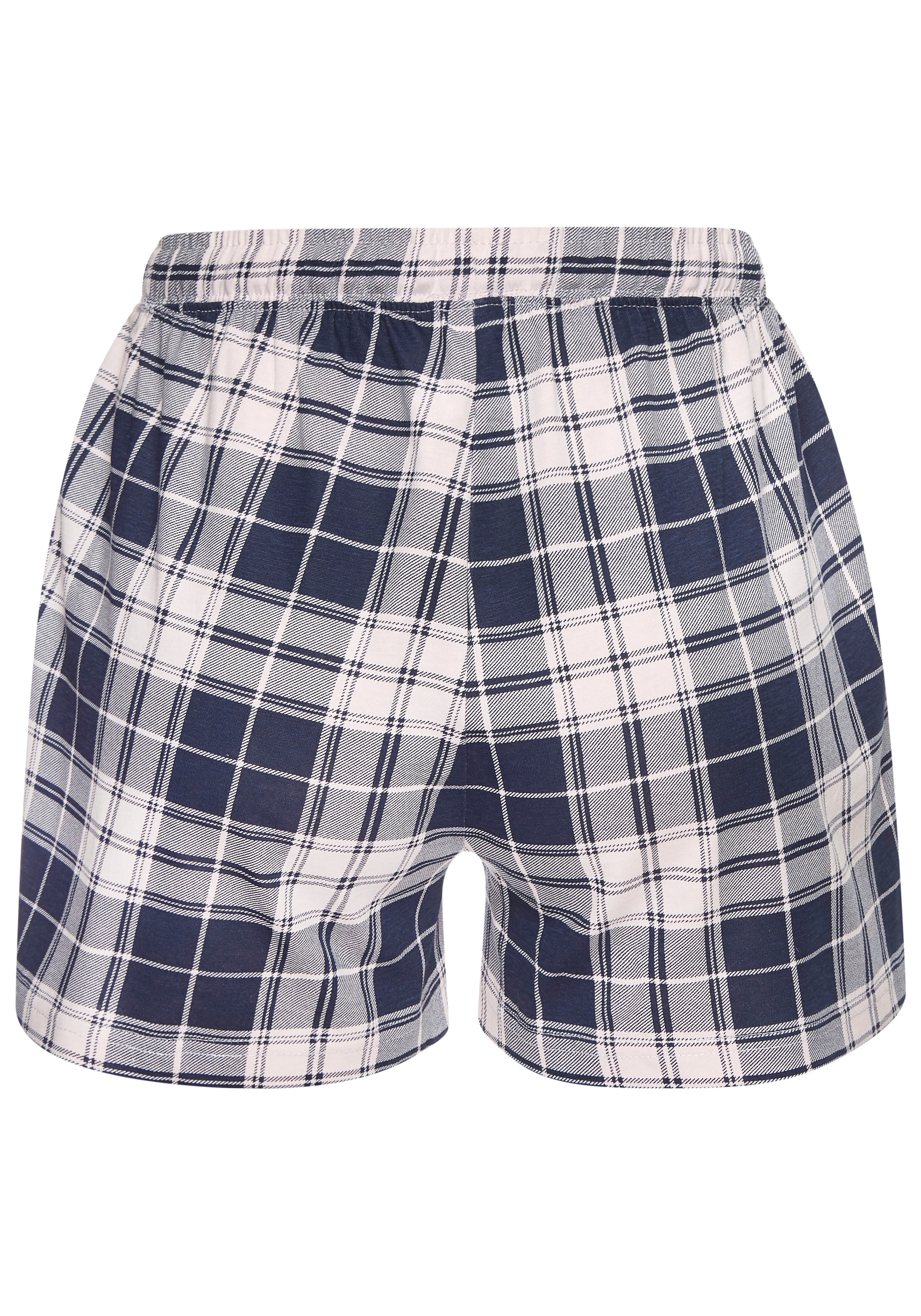 Vivance Dreams Pyjamashorts, Mit Streifen oder Karos