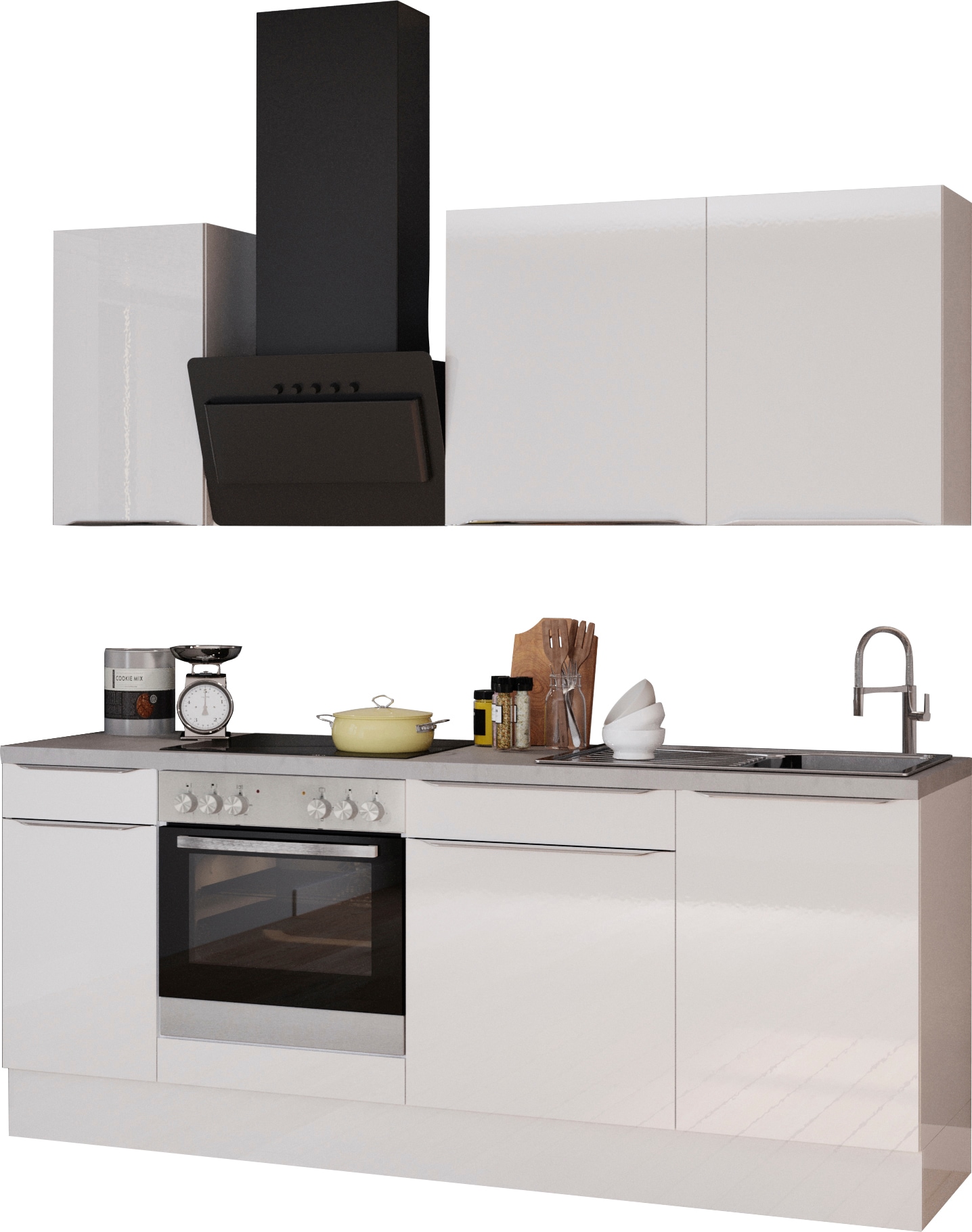 OPTIFIT Küchenzeile »Aken«, kaufen OTTO Breite E-Geräten, mit bei cm 210