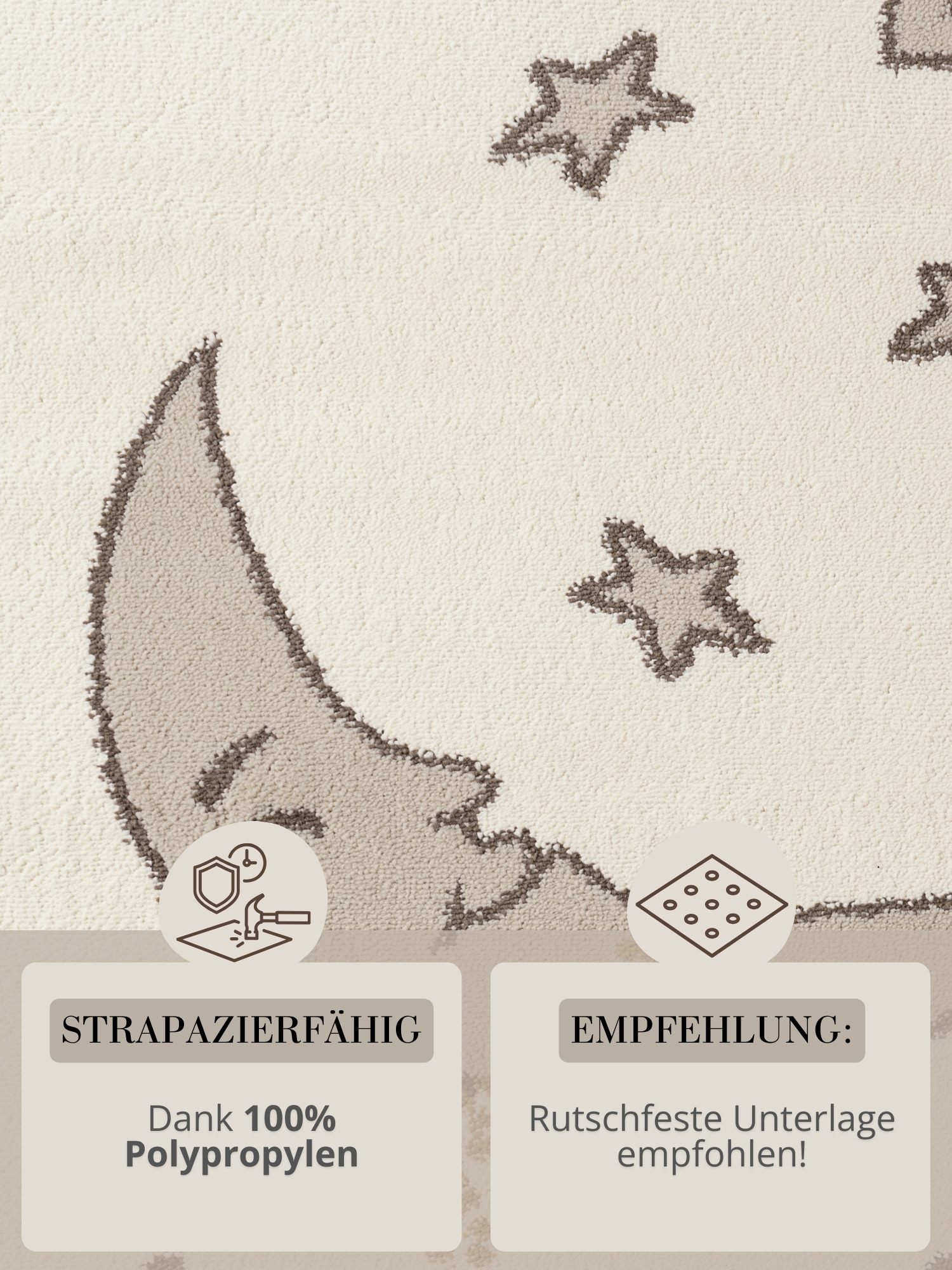 HANSE Home Kinderteppich »Little Elli« rechteckig 10 mm Höhe Pflegeleicht, Weich, Kinderzimmer, Spielteppich, Spielunterlage