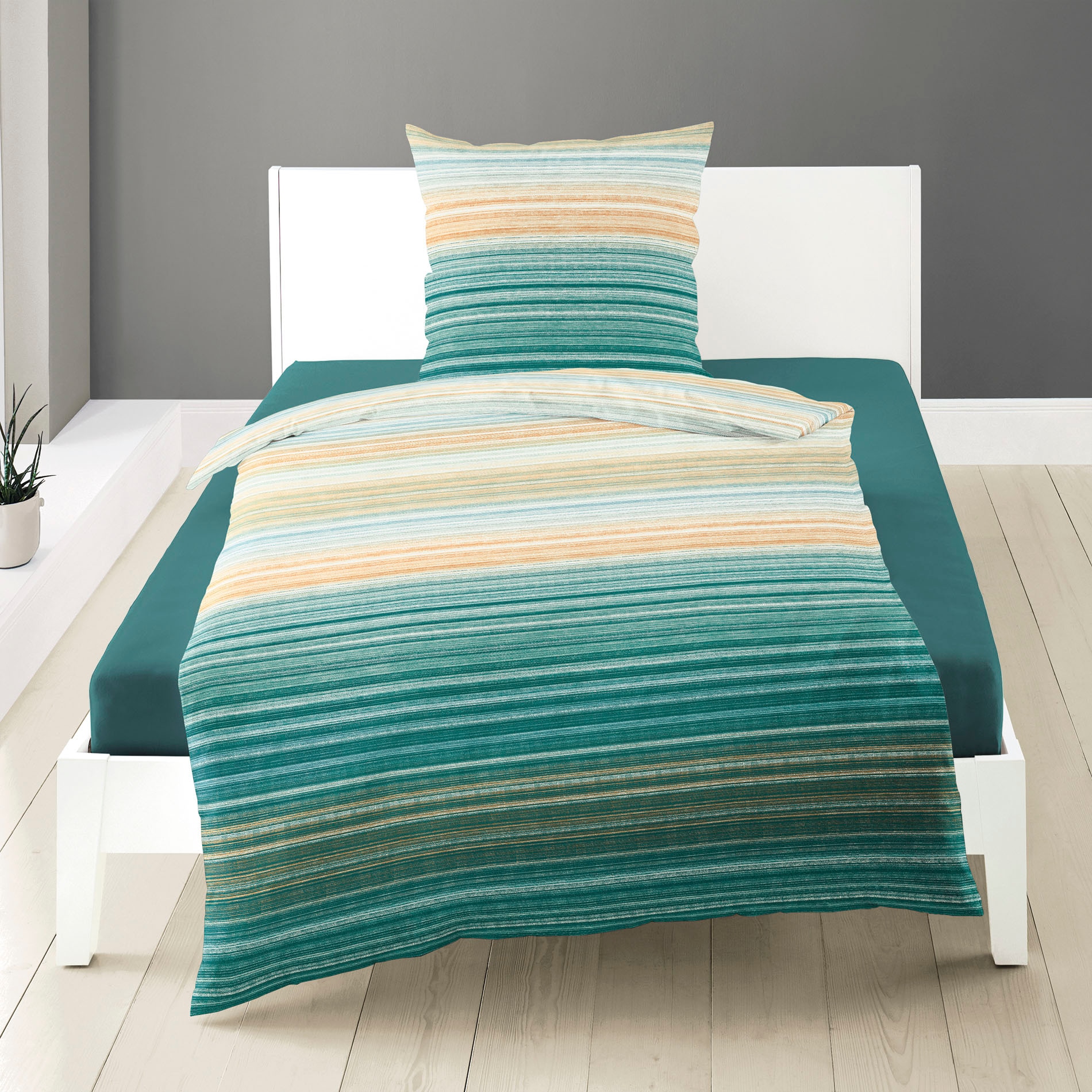 BIERBAUM Bettwäsche »small stripes«, mit Streifen