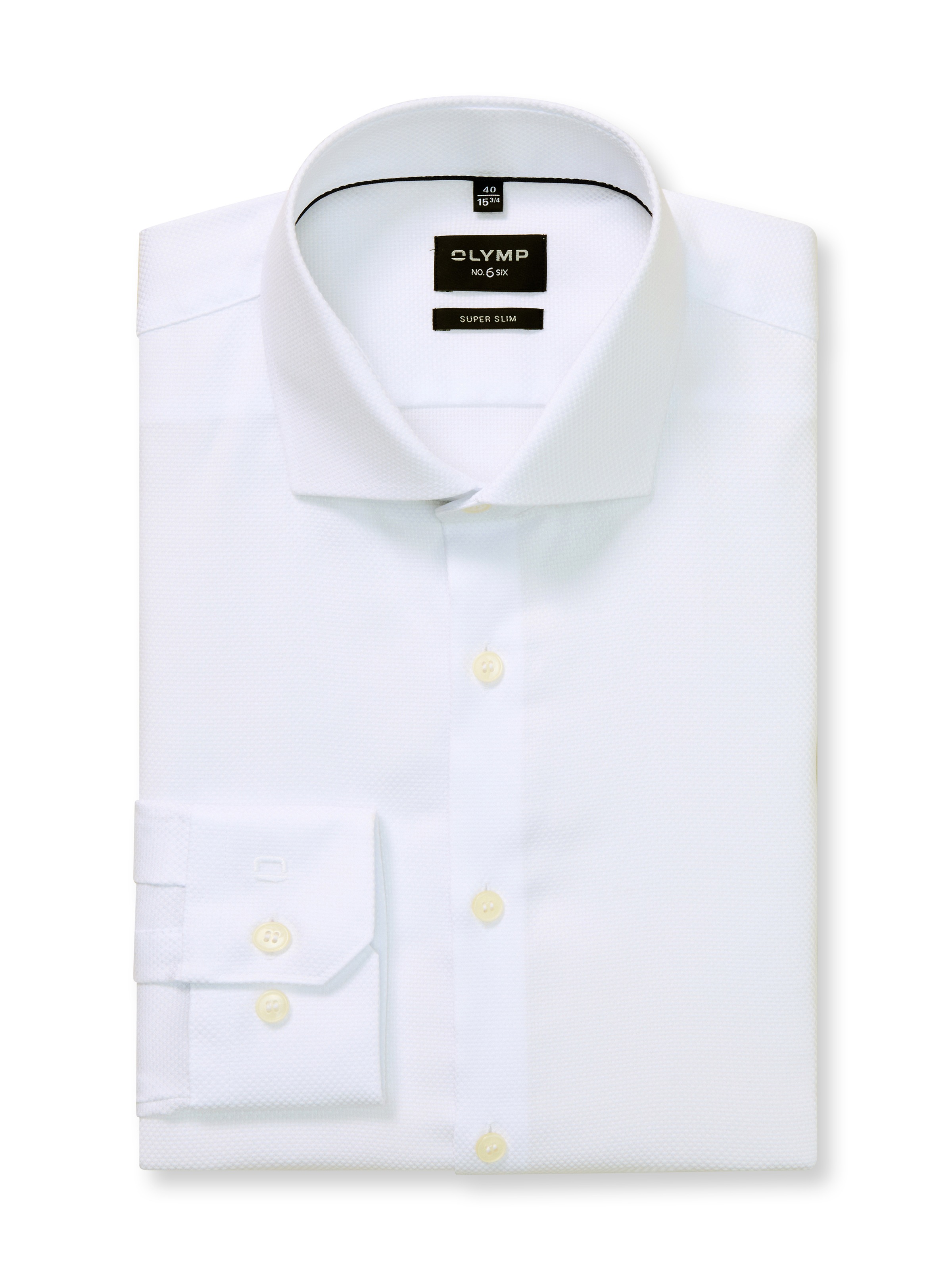 OLYMP Langarmhemd »No 6 six«, Royal Kentkragen, Businesshemd, super slim fit