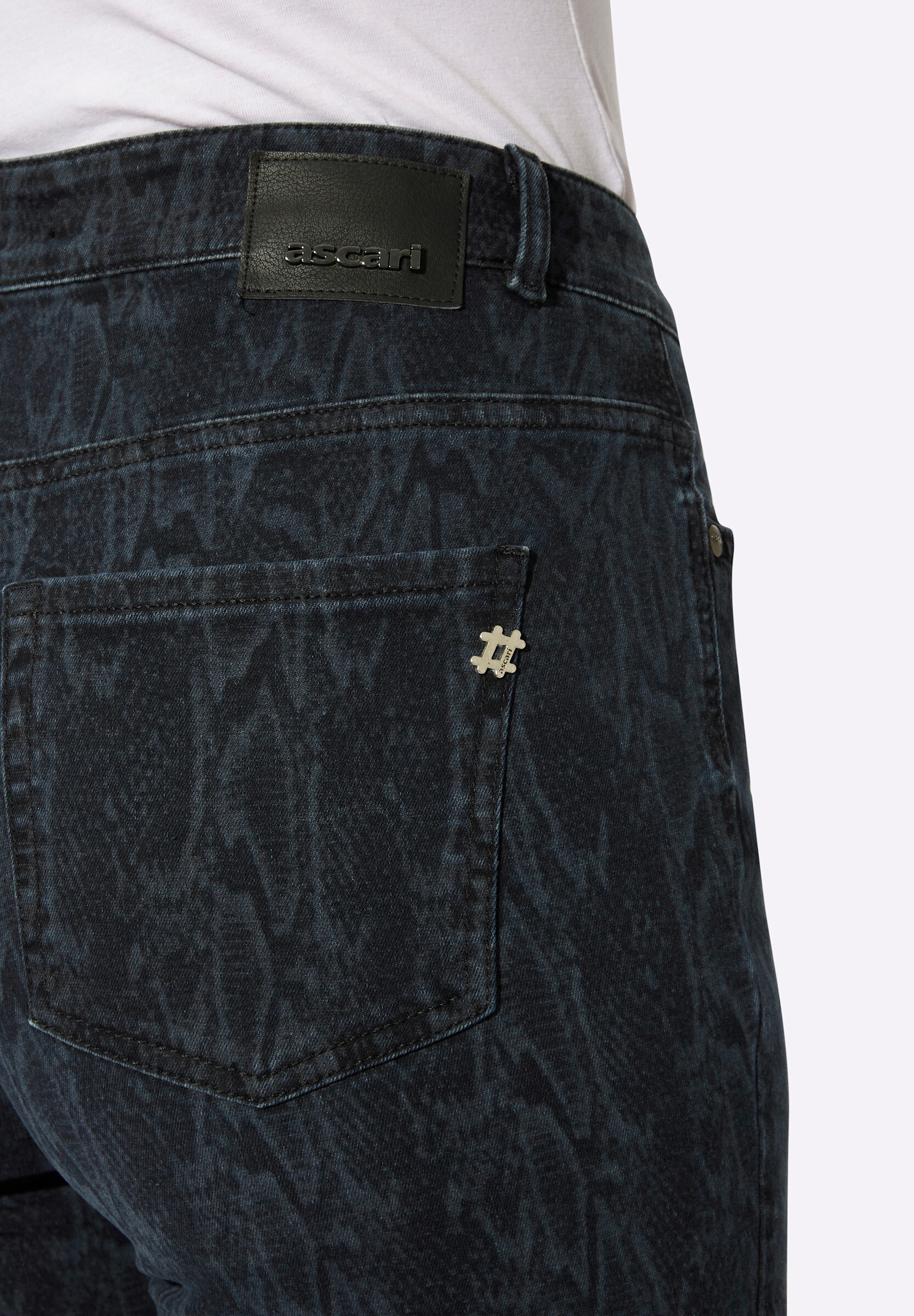 creation L Bequeme Jeans »Jeans Jeans in Schlangen-Optik«
