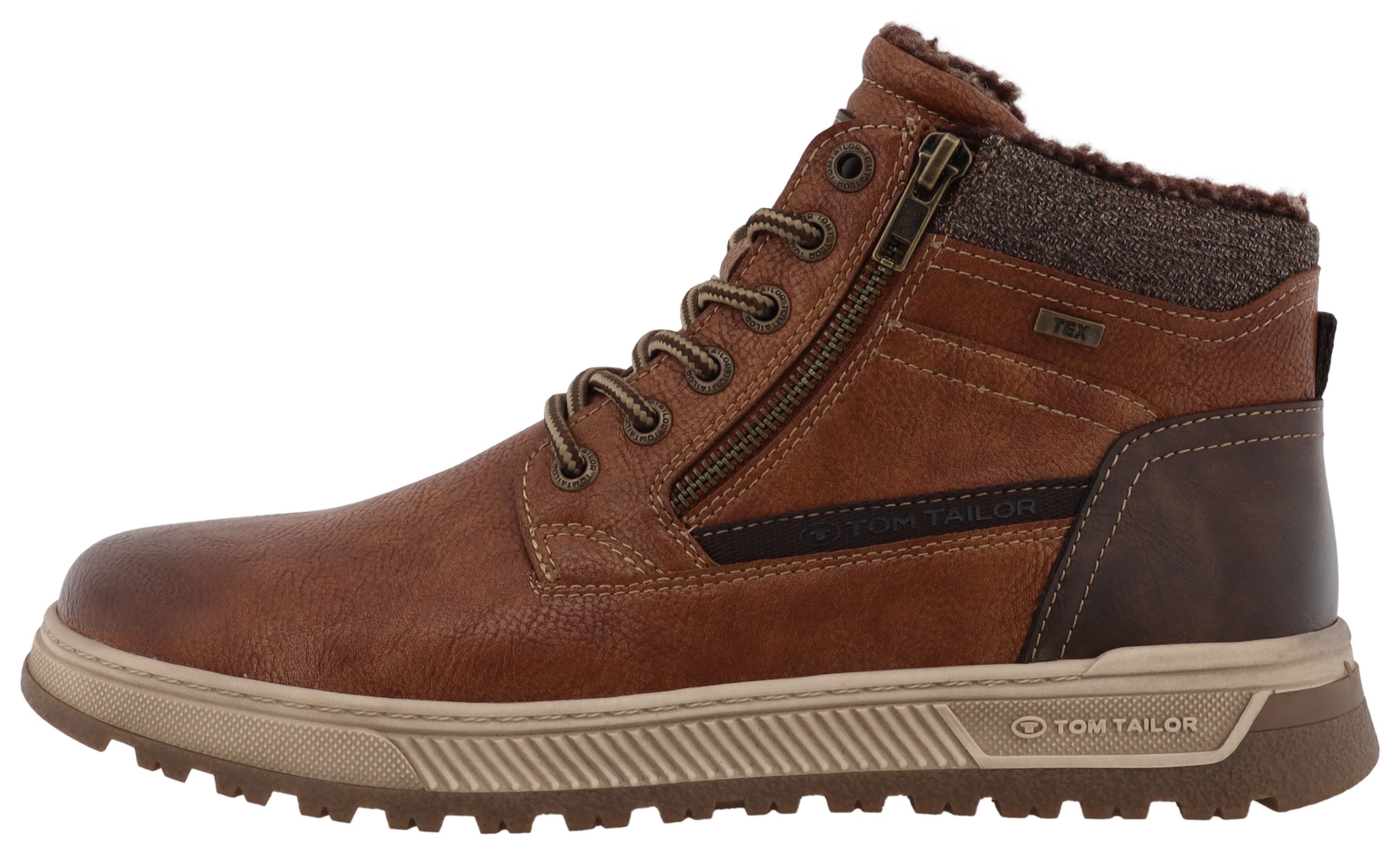 TOM TAILOR Winterboots  Schnürboots, Winterboots mit Reißverschluss