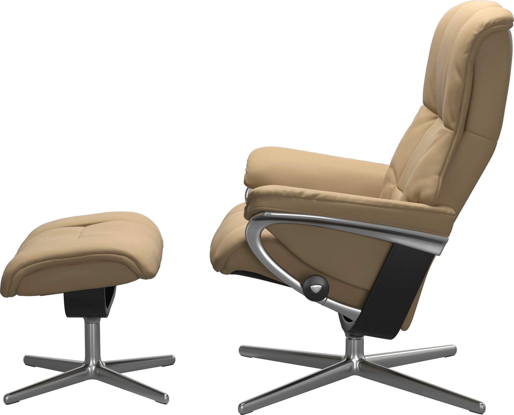 Stressless® Fußhocker »Mayfair«, mit Cross Base, Größe S, M & L, Holzakzent Schwarz