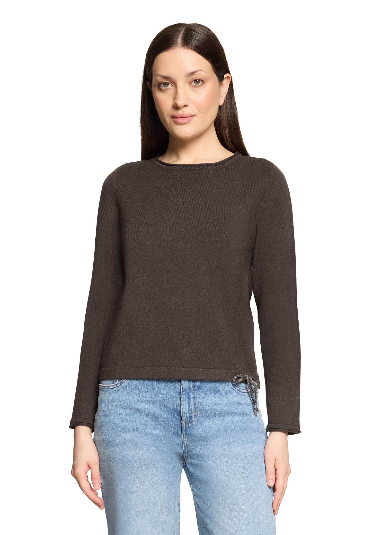 Cartoon Strickpullover »Strickpullover mit Rundhalsausschnitt«