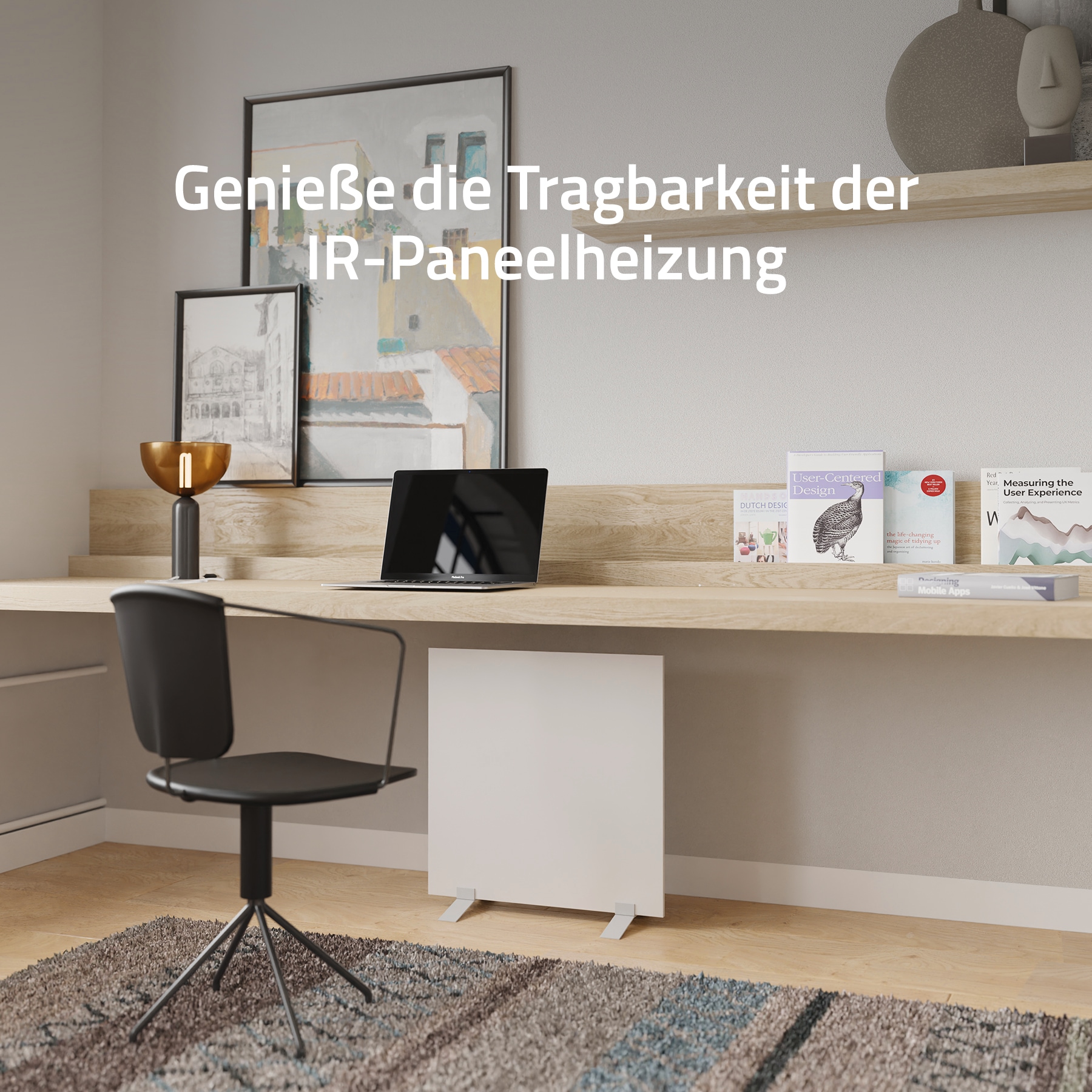 Hombli Smart-Home-Zubehör »Smartes Infrarot Heizpanel 350W«