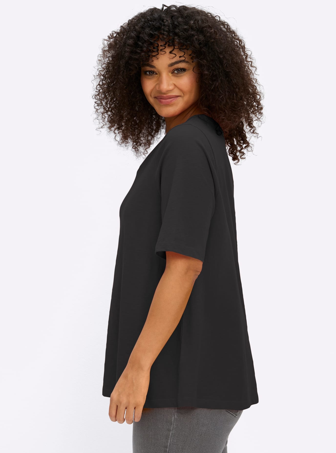 Sheego V-Shirt »Shirt« 1
