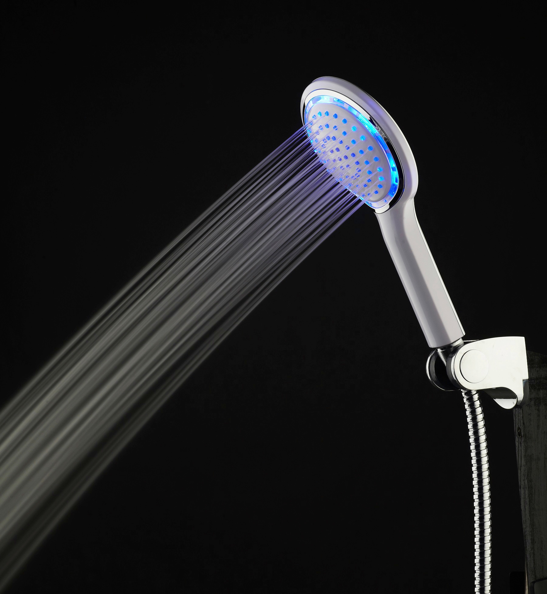 Eisl Handbrause »DIGI«, mit LED-Farbwechel und Temperaturanzeige, Chrom/Weiß