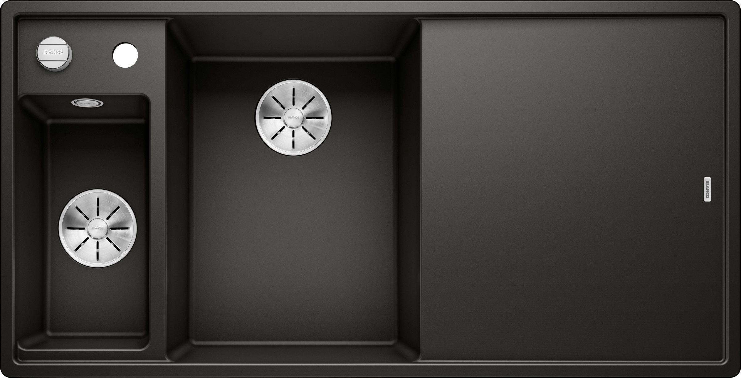 Blanco Granitspüle »AXIA III 6 S« 1 Stk. tlg. inklusive Esche-Compound-Brückenschneidebrett und Multifunktionsschale