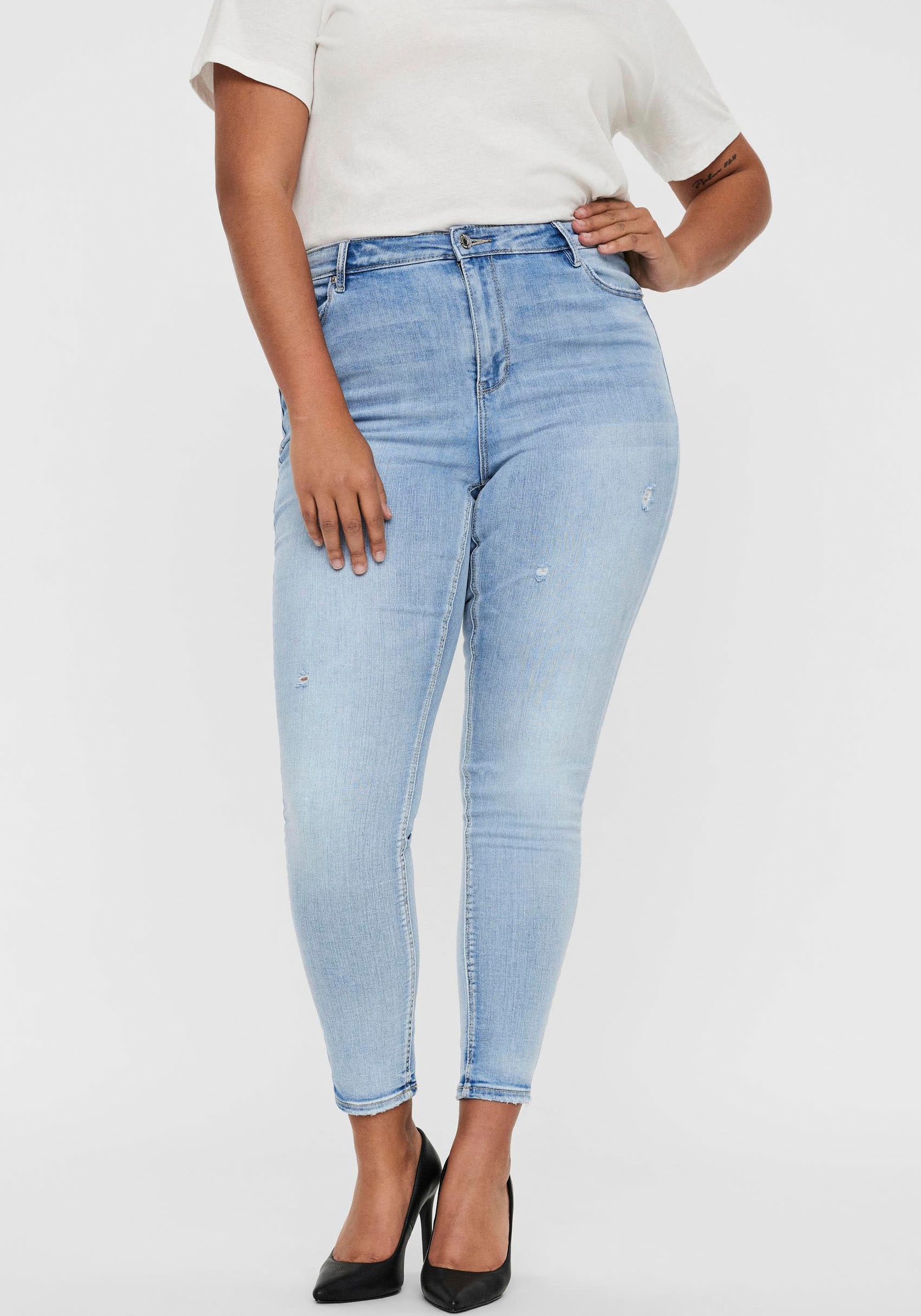 Curve NOOS« Moda Skinny-fit-Jeans J SKINNY kaufen OTTO GU3162 Vero CURVE »VMPHIA bei HR