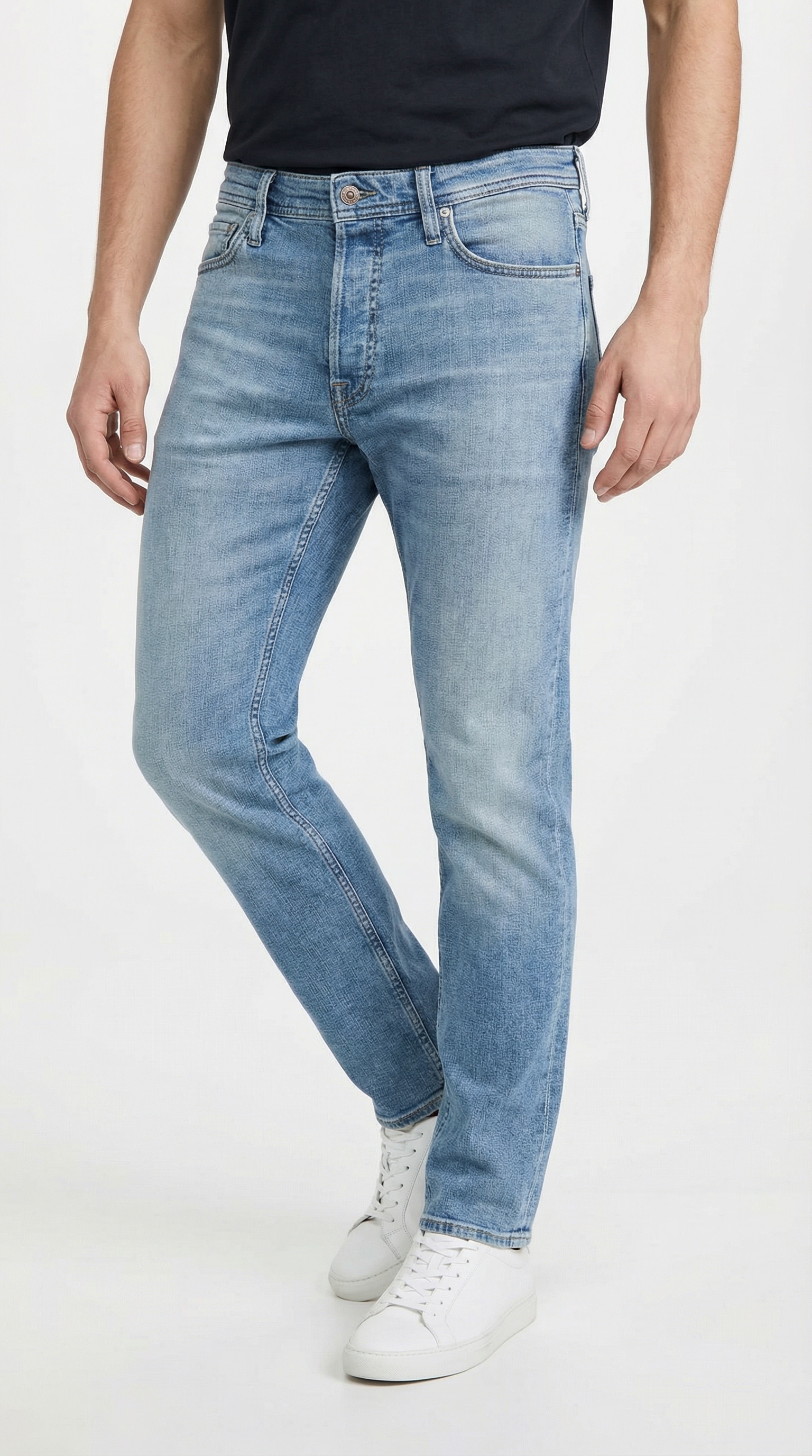 Jack & Jones Tapered-fit-Jeans »JJIMIKE JJORIGINAL CJ SN« mit Five-Pocket-Design