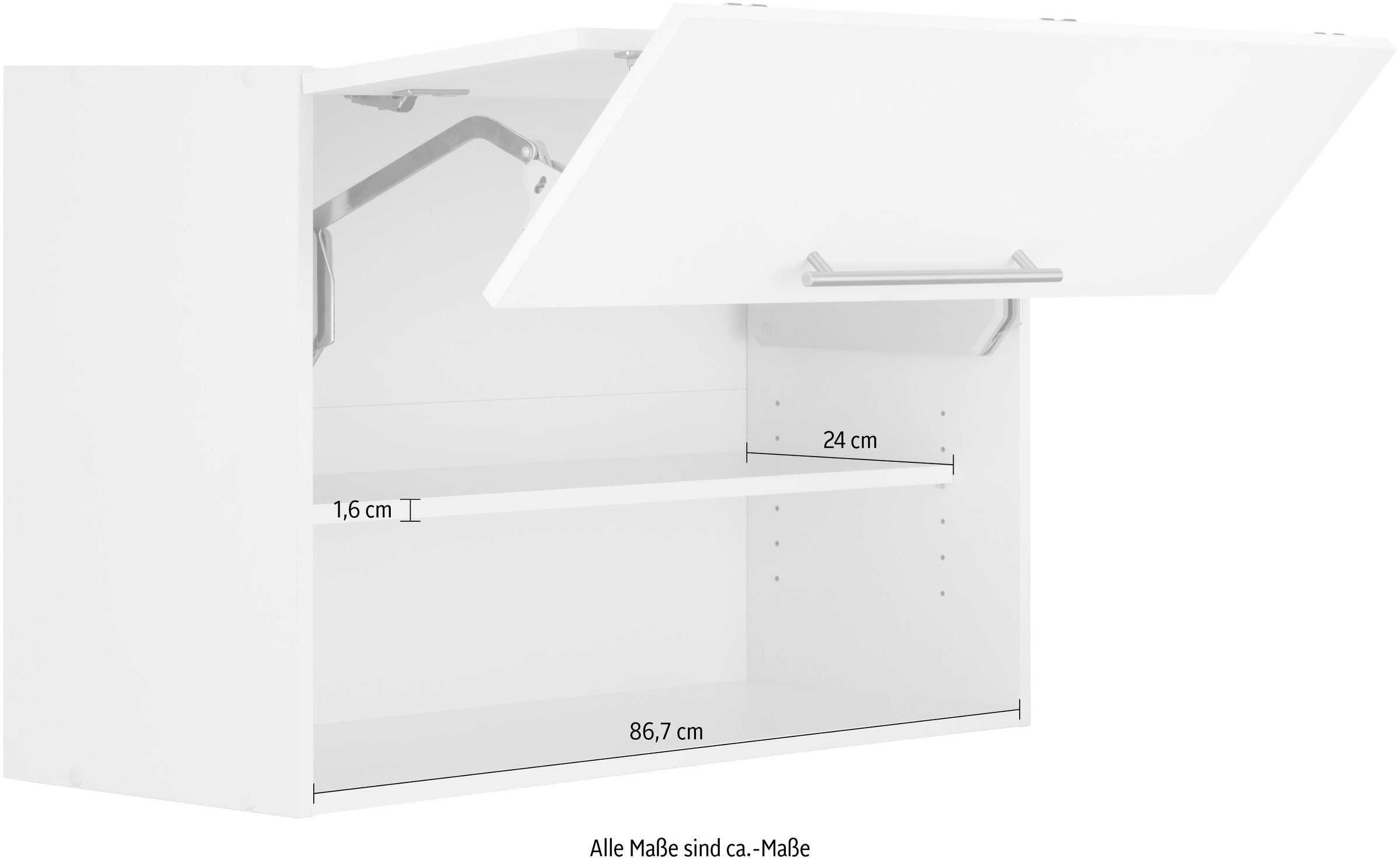 wiho Küchen Faltlifthängeschrank »Unna«, 90 cm breit, mit Soft Close  Funktion kaufen bei OTTO | Kochfeldumbauschränke