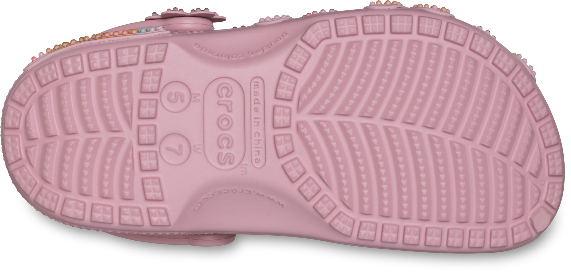 Crocs Clog »Classic Summer Beaded Clog«  Sommerschuh, Gartenschuh, Strandschuh in Blüten-Optik