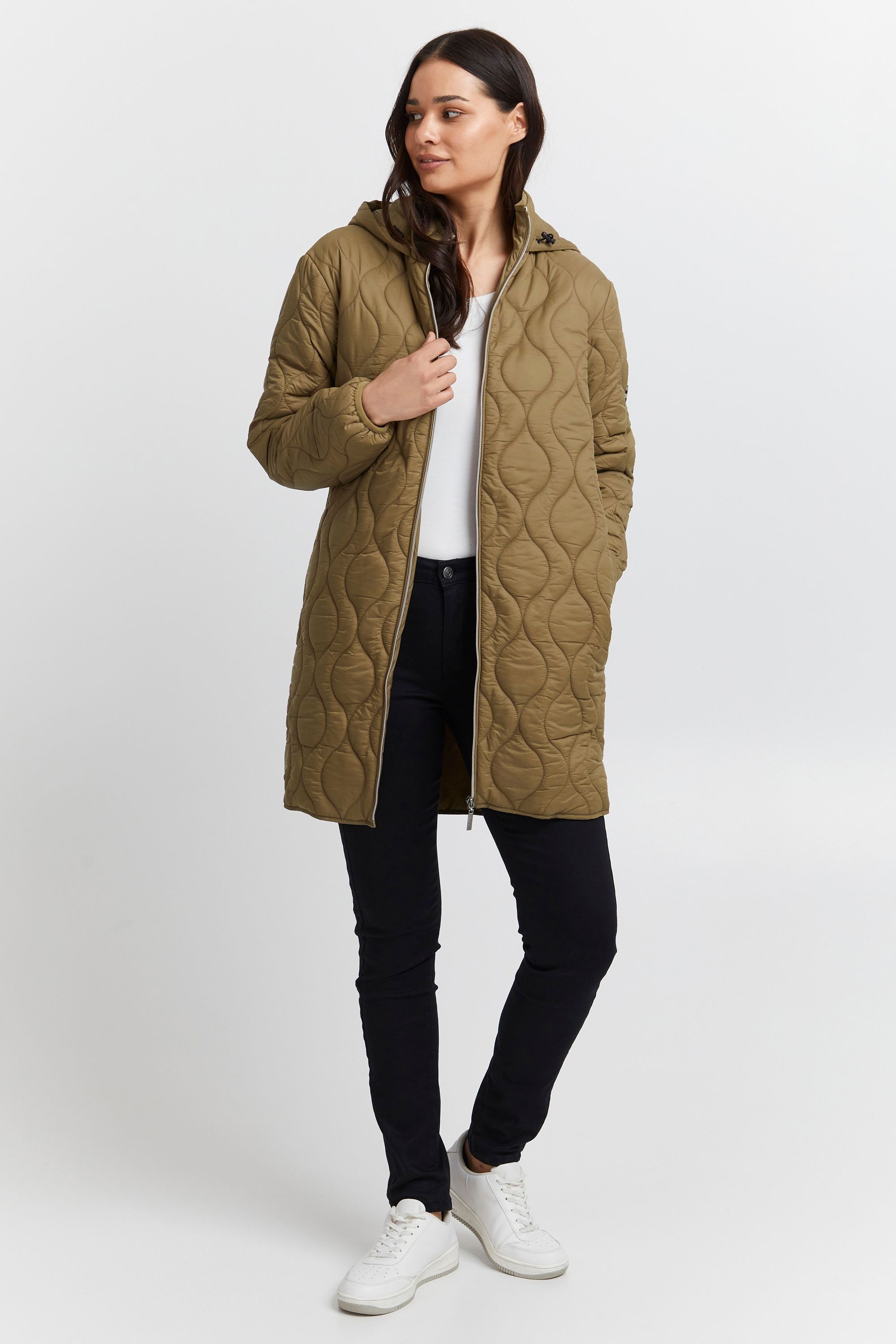 fransa Steppjacke »Steppjacke FRPadma«, mit Kapuze