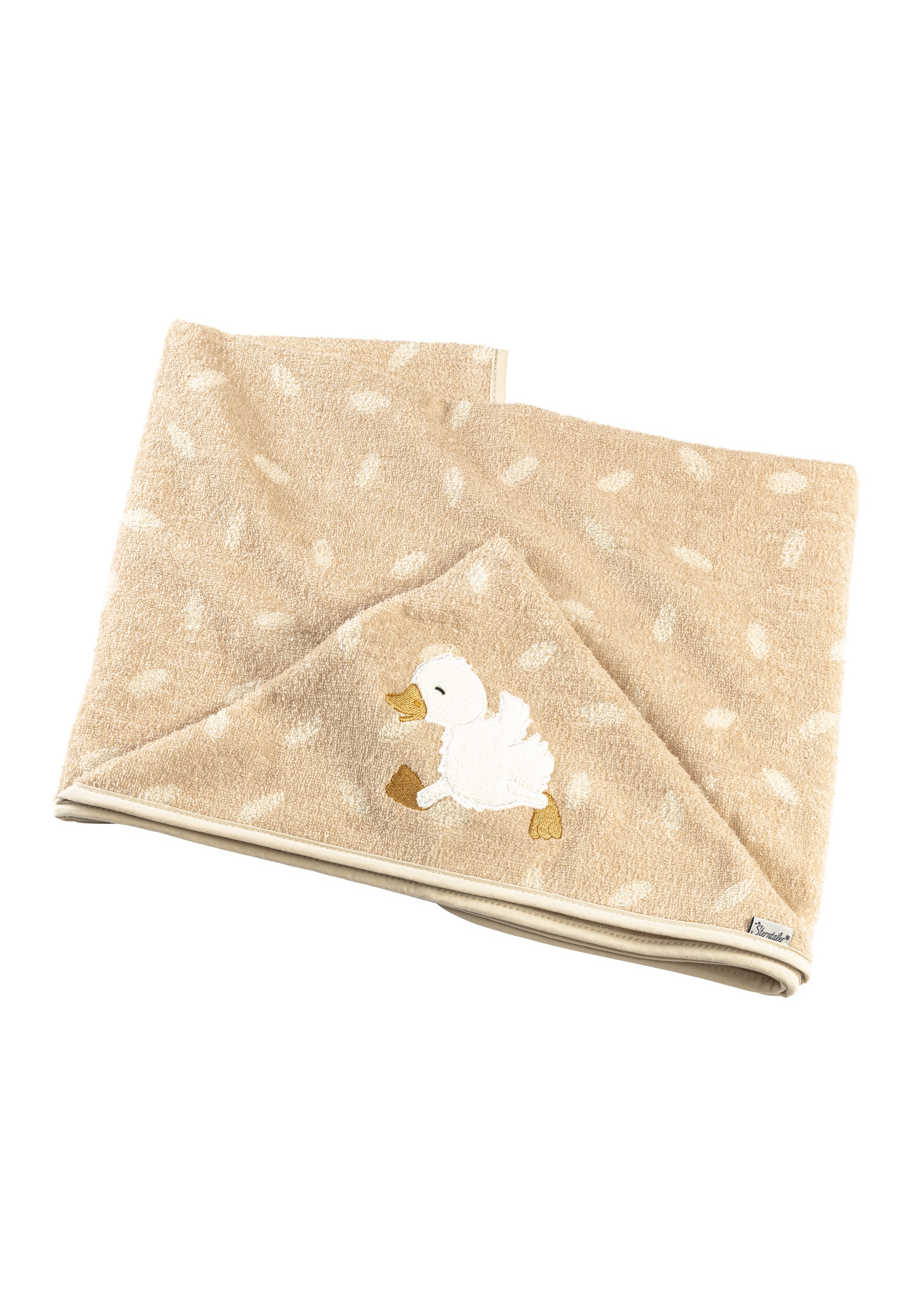 Sterntaler® Kapuzenhandtuch »Kapuzenbadetuch 100x70 cm ENTE Edda«, (1 St.)