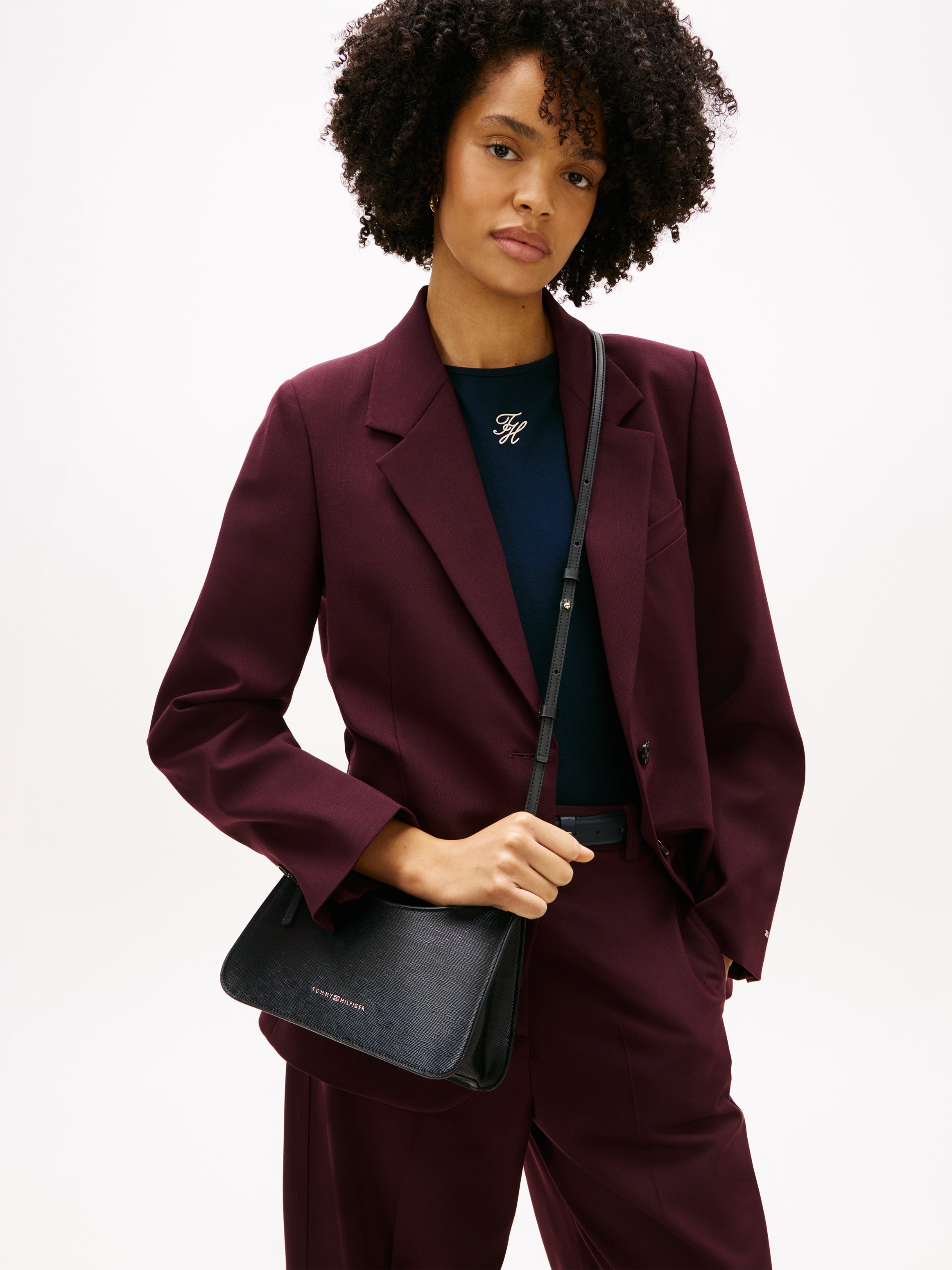 Tommy Hilfiger Umhängetasche »TH MODERN CROSSOVER« Damen Tragetasche, Abendtasche, Handtasche mit Logoschriftzug