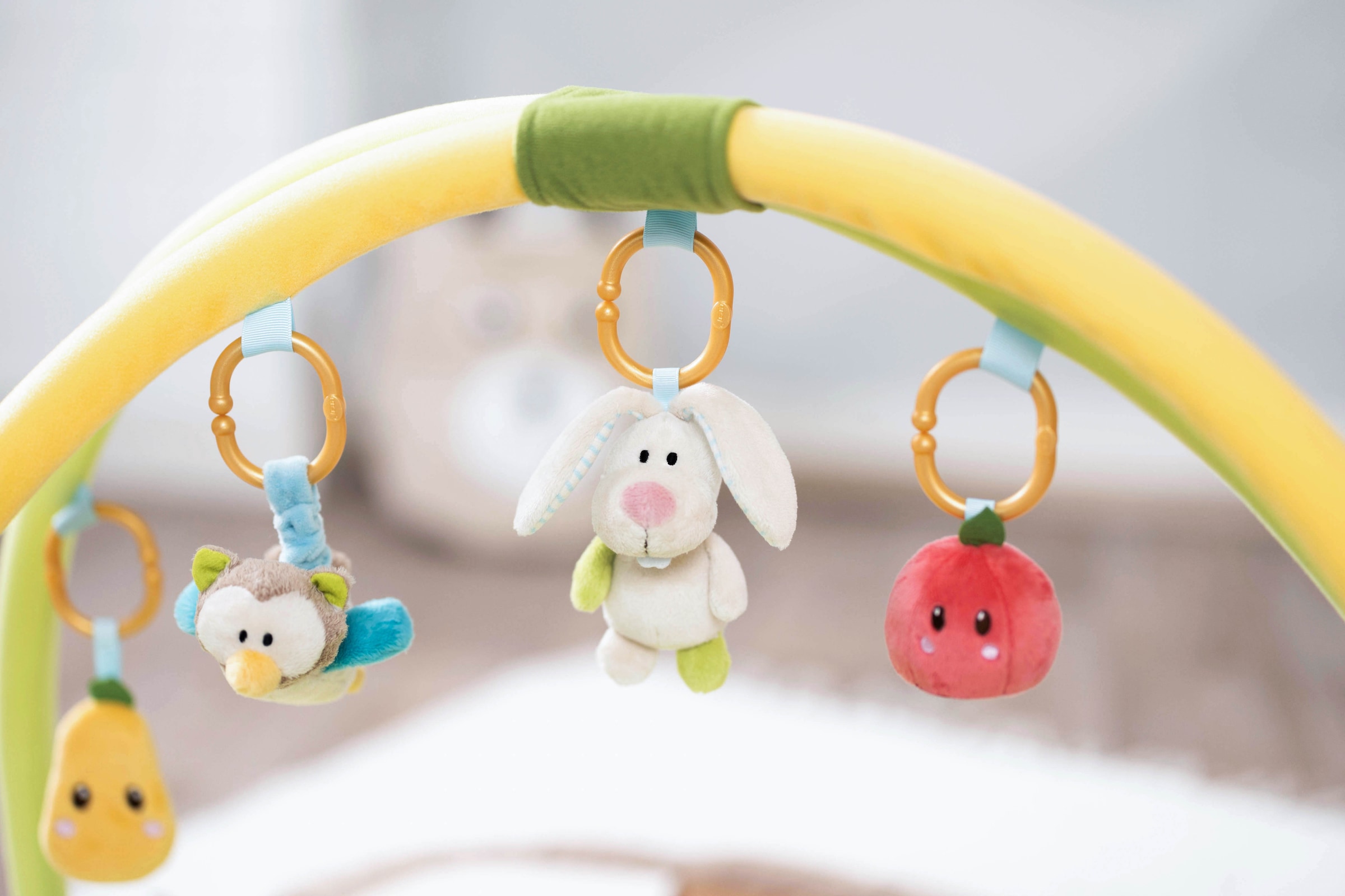 Nici Baby Gym »My First NICI Kollektion, 3-D Activity-Decke«, mit Spielkissen Hase und Eule