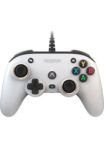 Gaming-Controller »Nacon NA005301 Xbox Compact Controller PRO, kabelgebunden, USB, weiß«