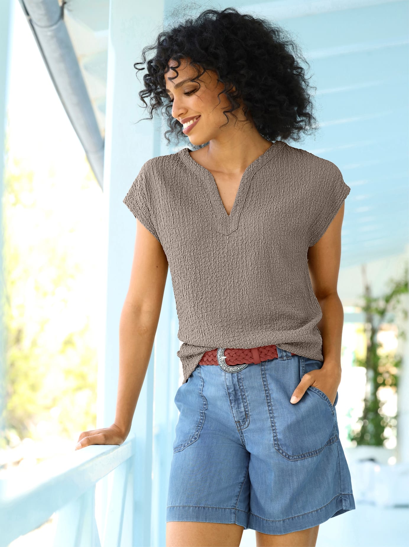 heine Kurzarmshirt »Shirt« 1 tlg.