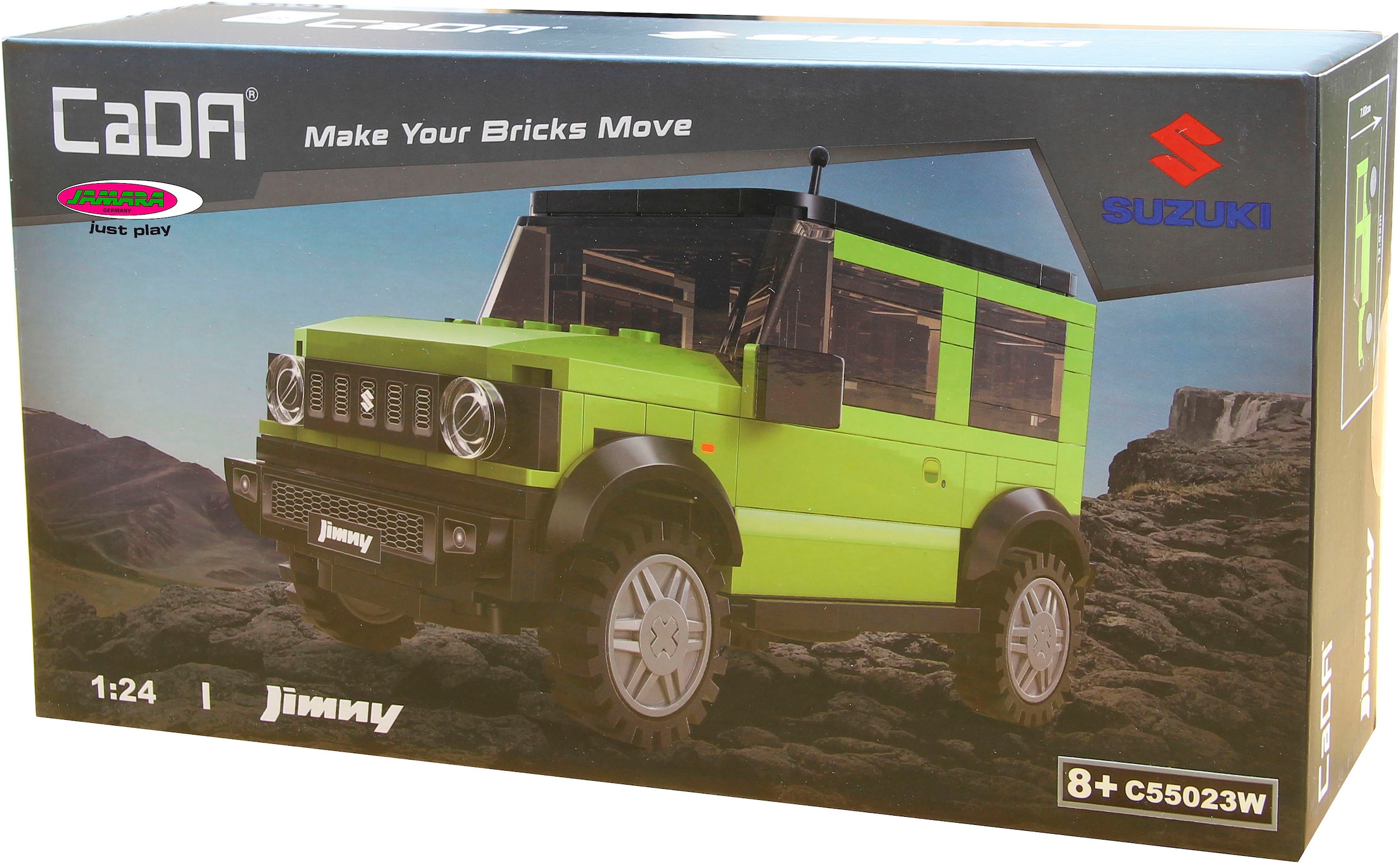 Jamara Konstruktions-Spielset »CaDA, Bricks,Suzuki Jimny grün (402865)«