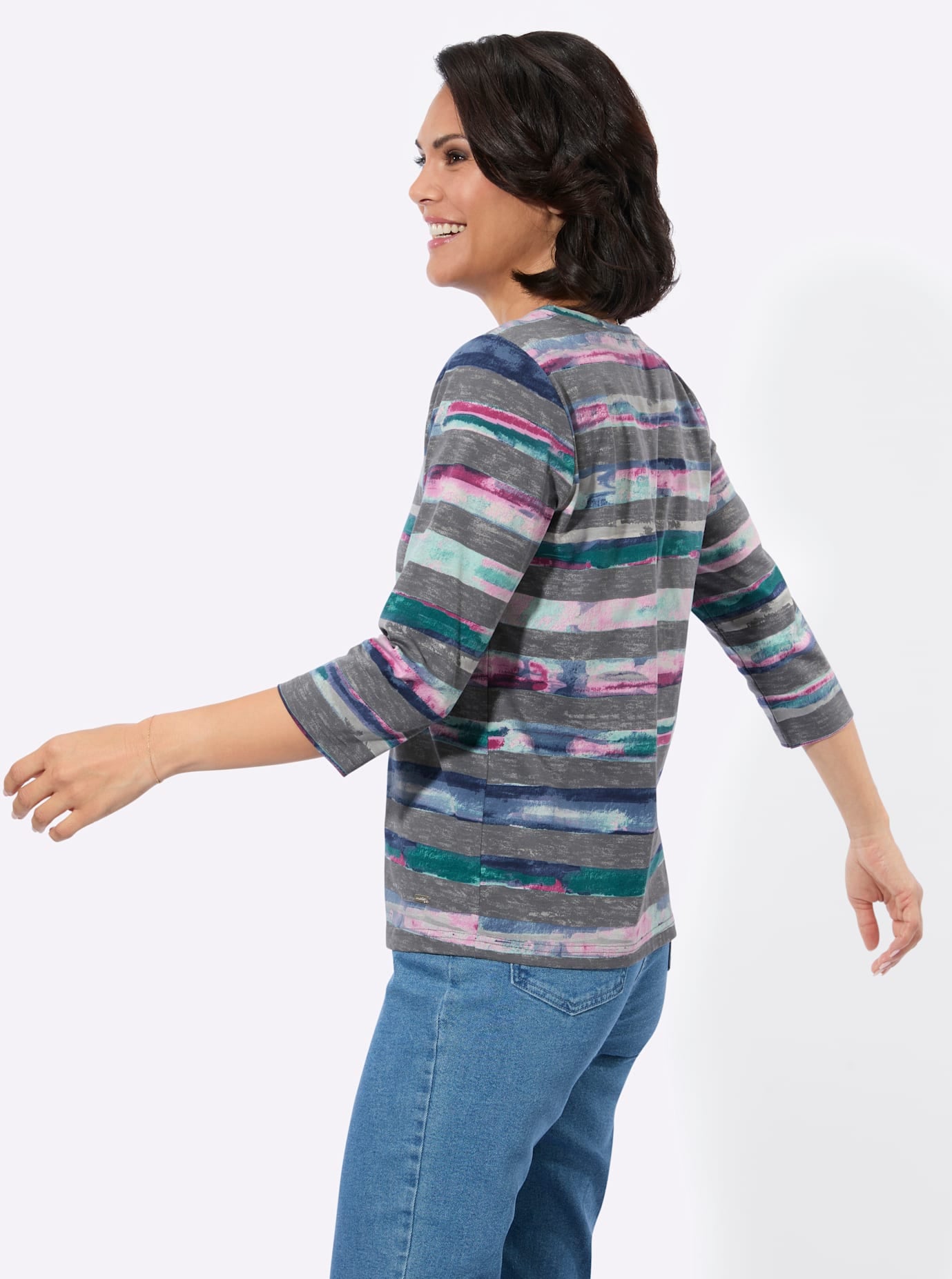 Casual Looks Rundhalsshirt »Rundhals-Shirt« 1