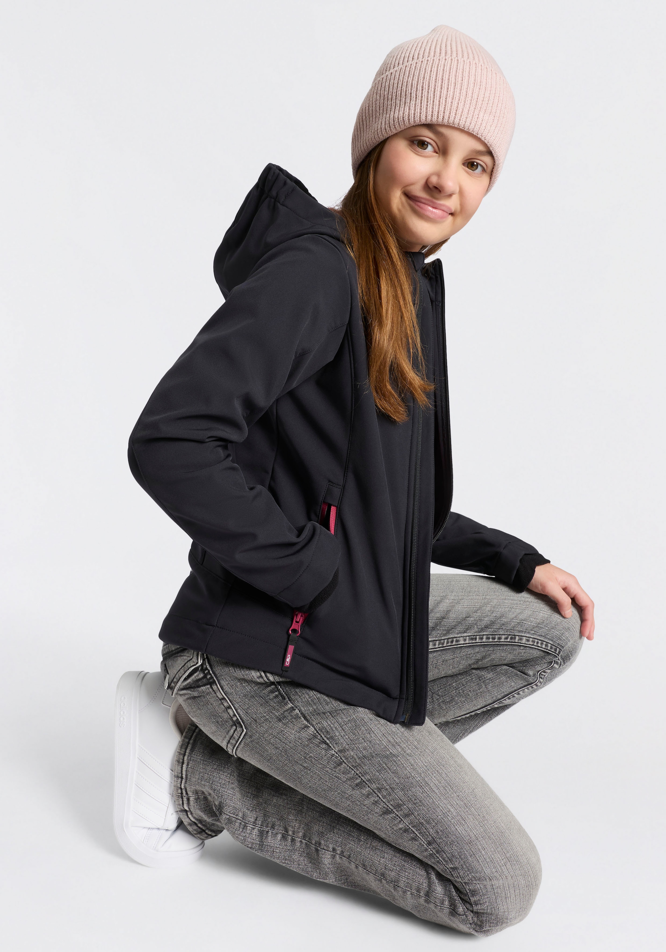 CMP Softshelljacke »KID G JACKET FIX HOOD für Kinder43405465« mit Kapuze