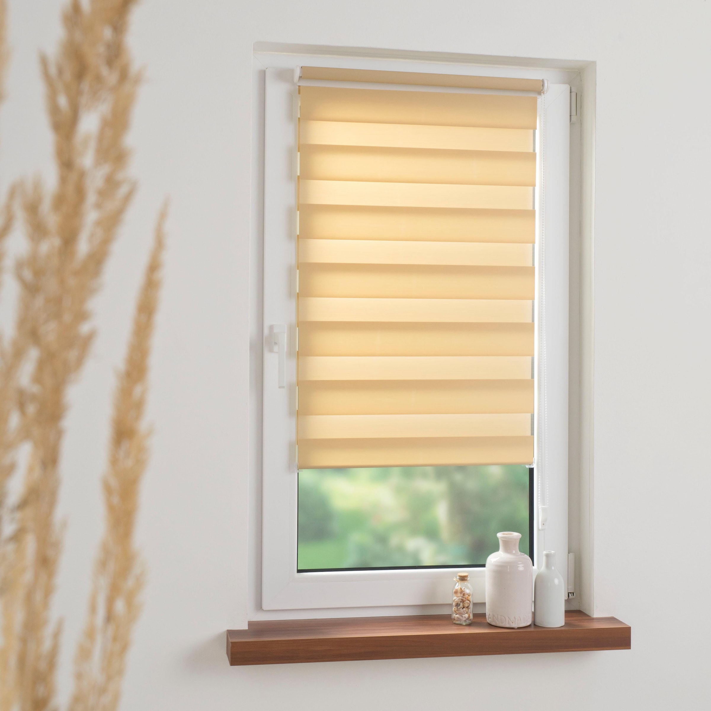 SCHÖNER WOHNEN-Kollektion Doppelrollo »Klemmfix-Doppelrollo«, Lichtschutz, ohne Bohren, freihängend