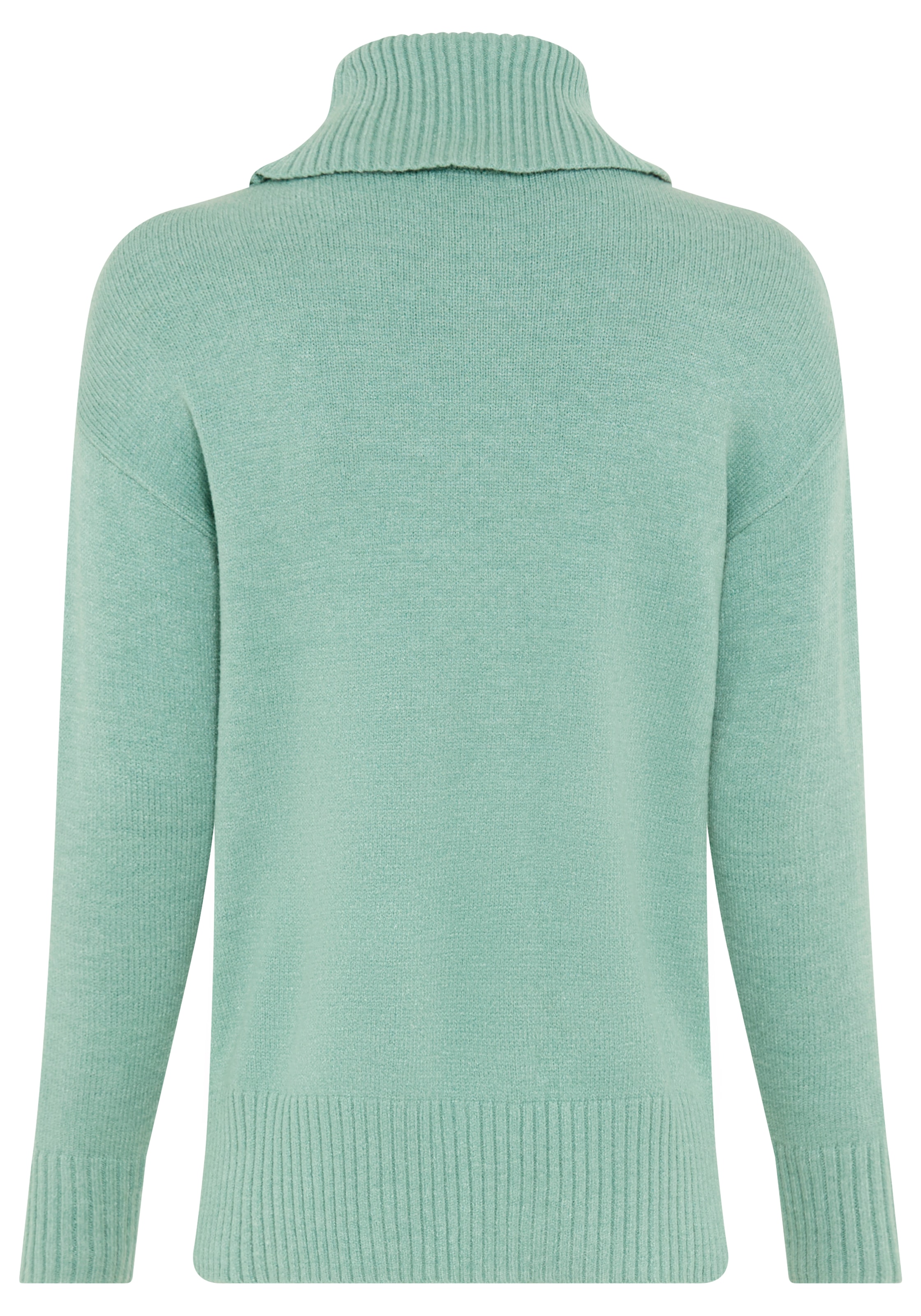 Tamaris Rollkragenpullover in lässiger Form mit seitlichen Schlitzen