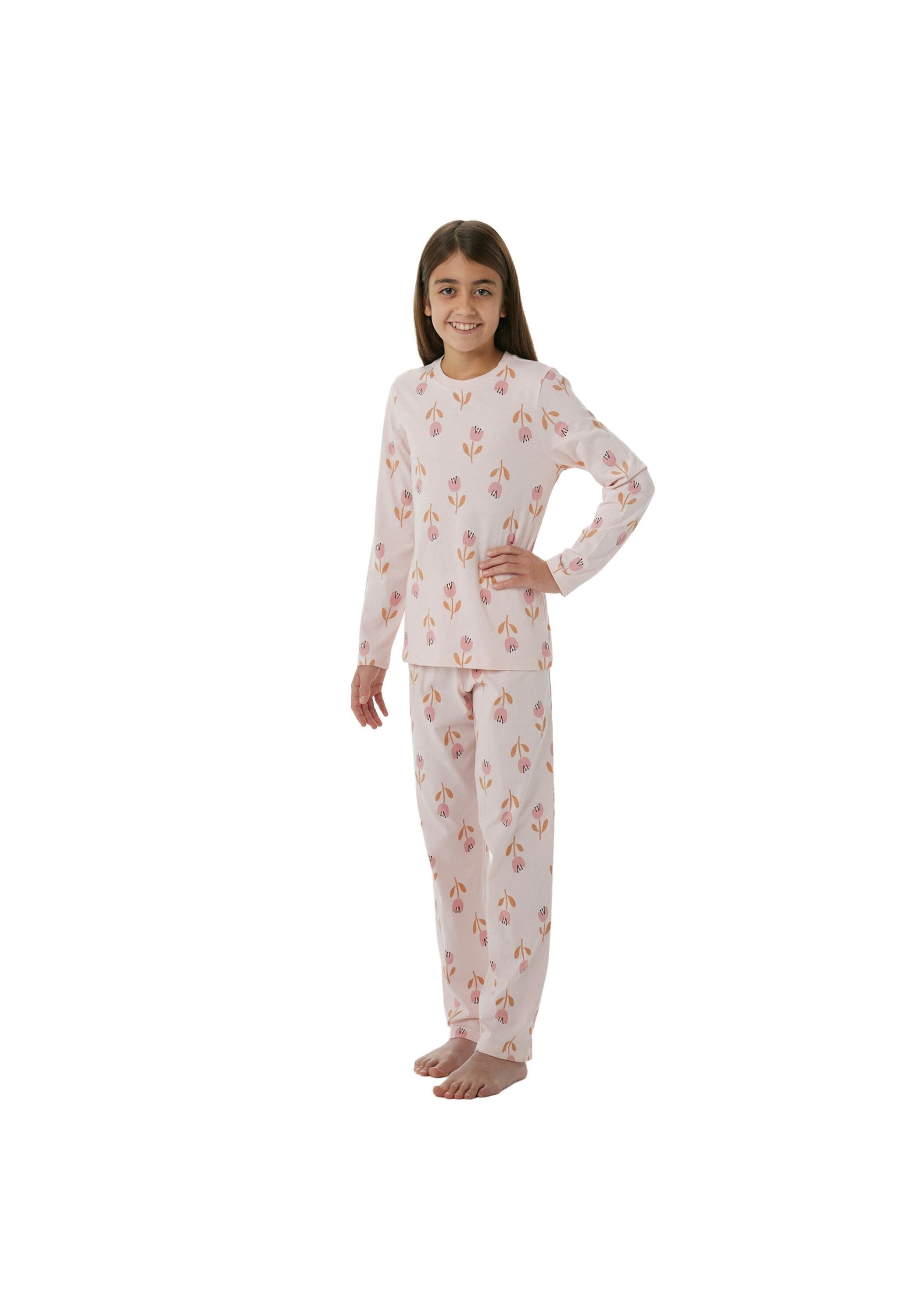 Schiesser Schlafanzug »Pyjama Kids Nightwear Blumen Allover«