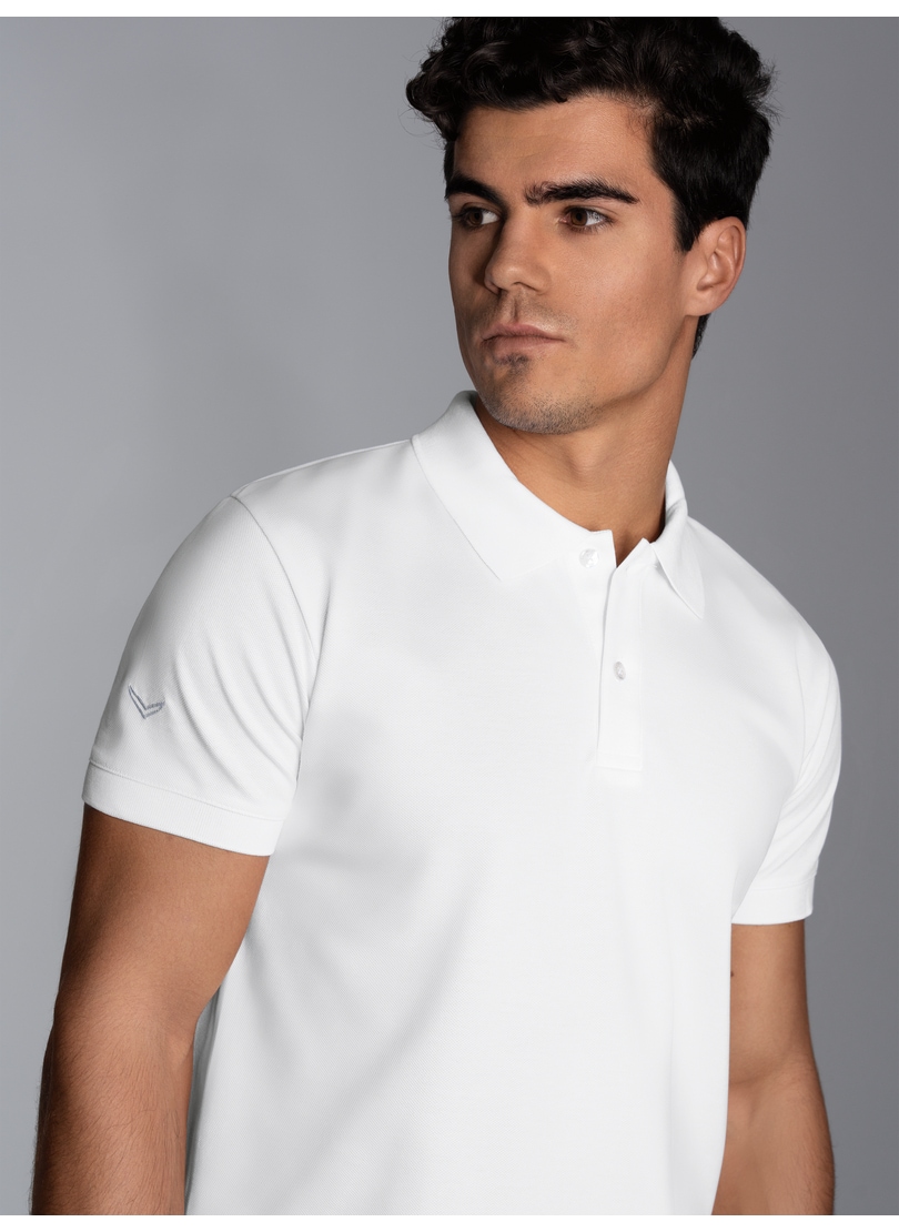 Trigema Poloshirt »TRIGEMA Slim Fit Poloshirt aus DELUXE-Piqué«, (1 tlg.)