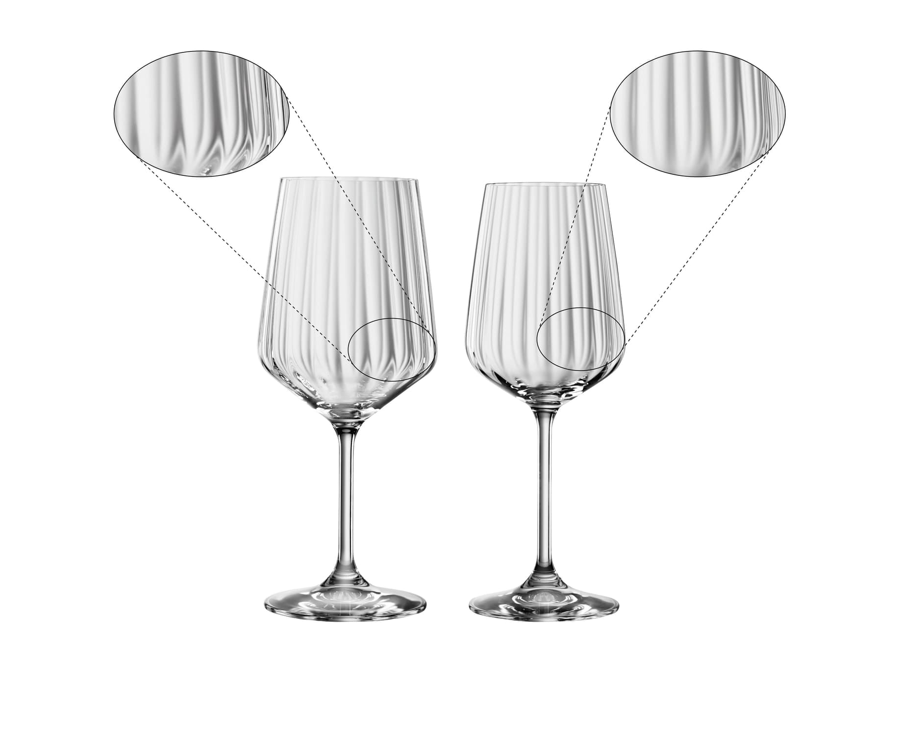 SPIEGELAU Gläser-Set »Rot- und Weißweingläser Lifestyle 12er Set transparent« Spülmaschinenfest