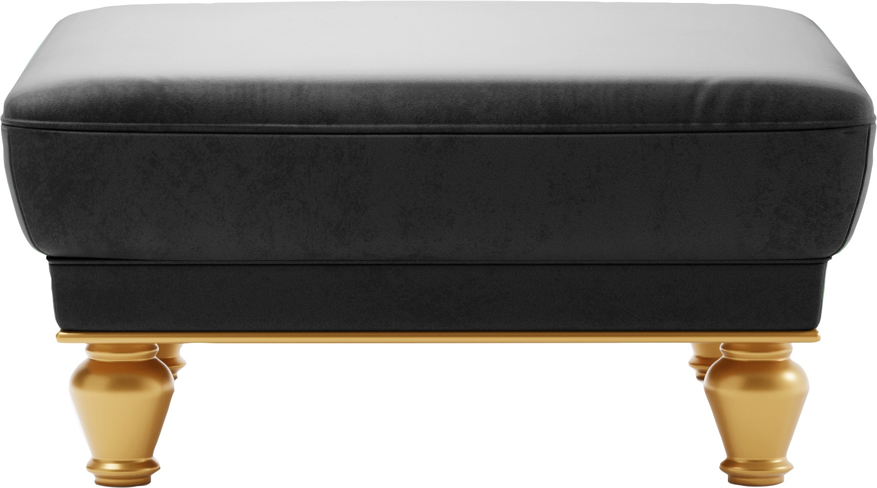 sit&more Polsterhocker »Orient 5« goldfarbene Füße