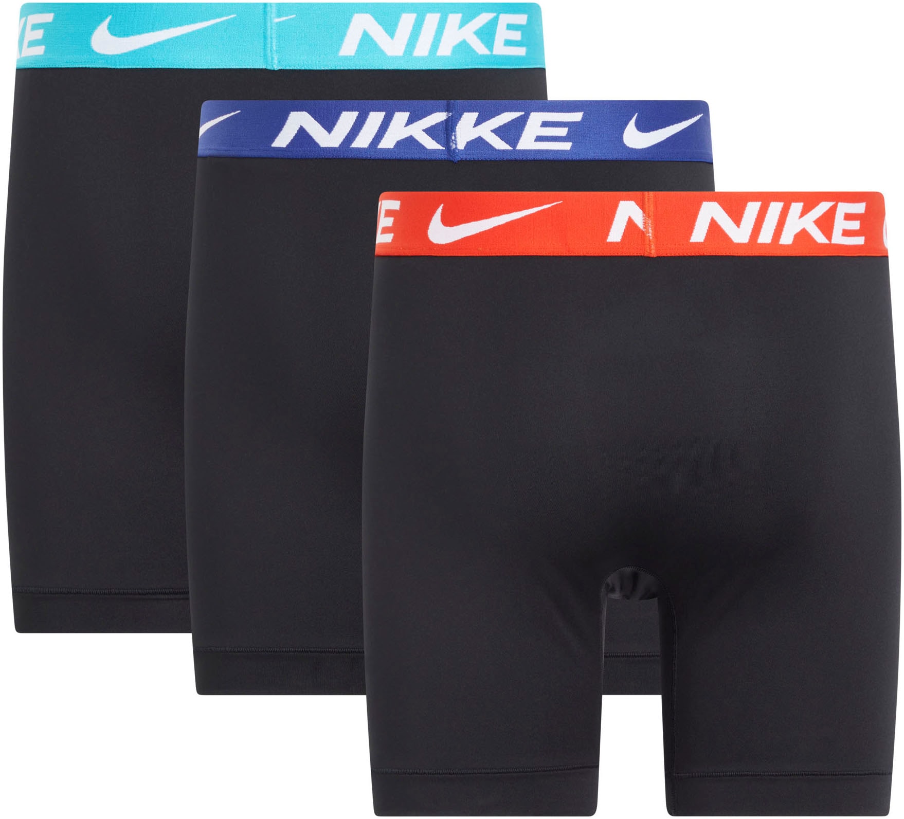 NIKE Underwear Boxer »BOXER BRIEF 3PK«, (Packung, 3 St., 3er), mit NIKE Logo-Elastikbund