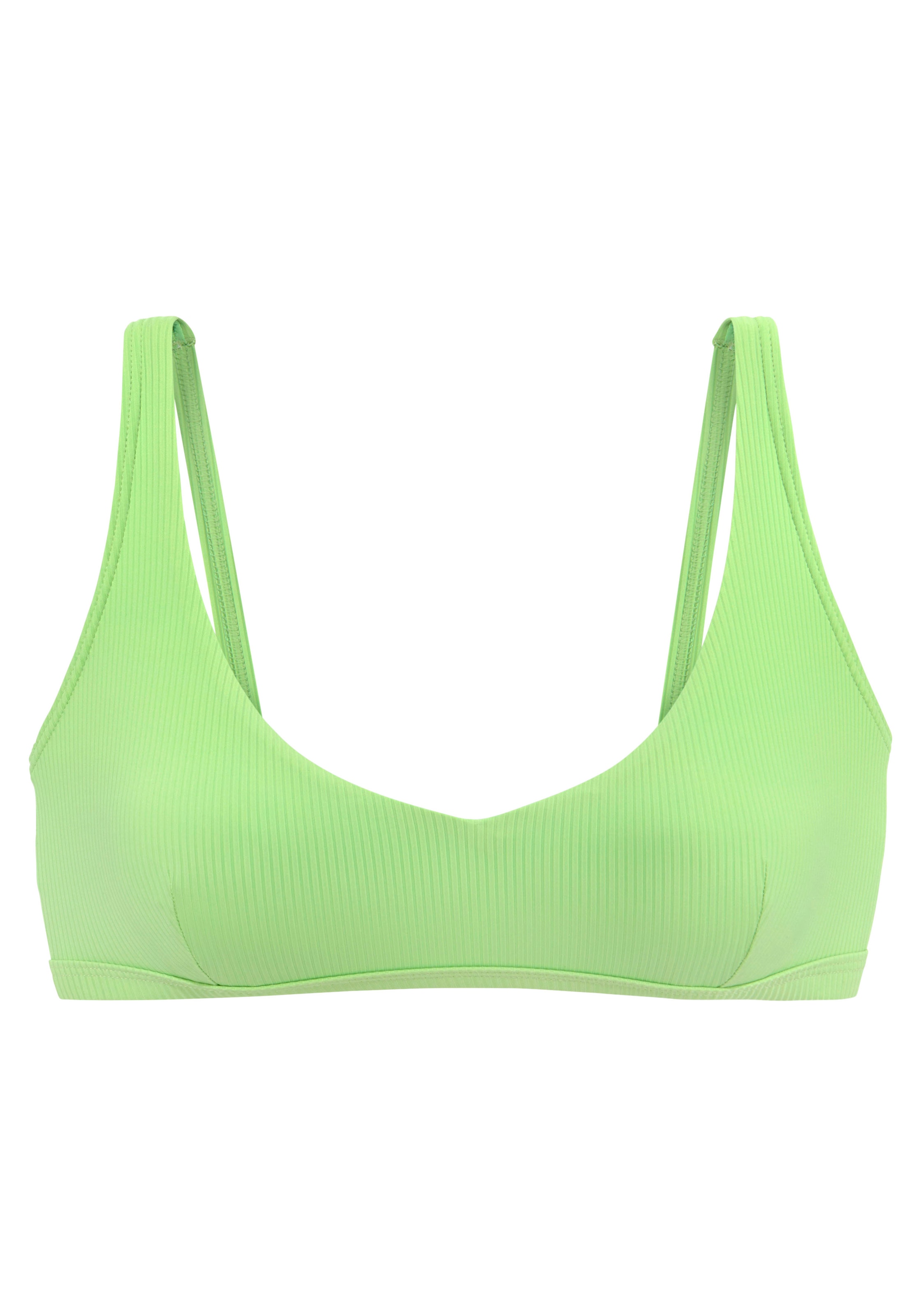 Venice Beach Bustier-Bikini-Top »Lucky«, aus gerippter Strukturware