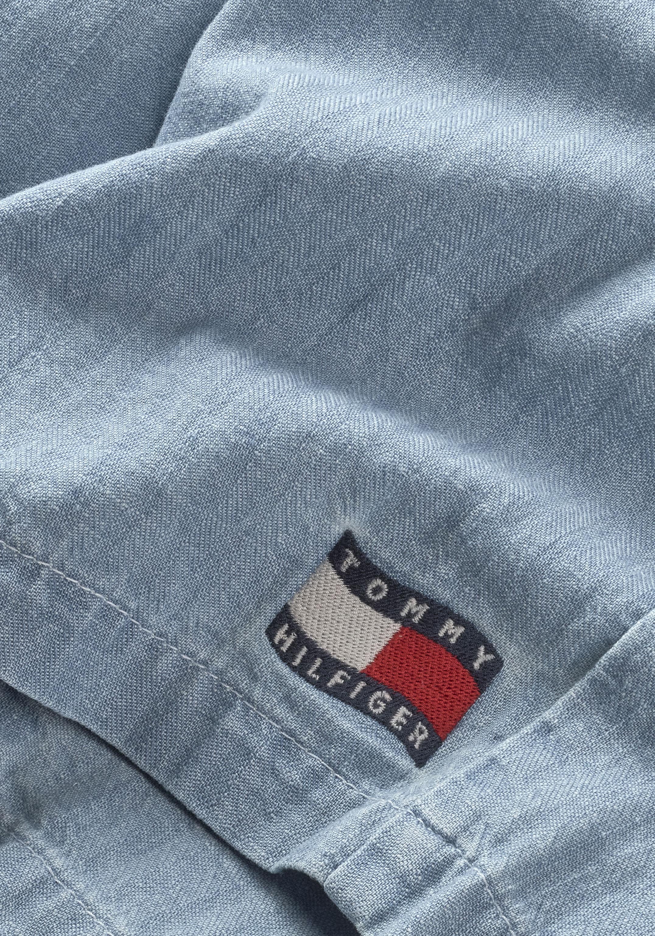 Tommy Hilfiger Shorts »WAVY FLAG HERRINGBONE SHORT«  Kinder bis 16 Jahre, relaxed fit