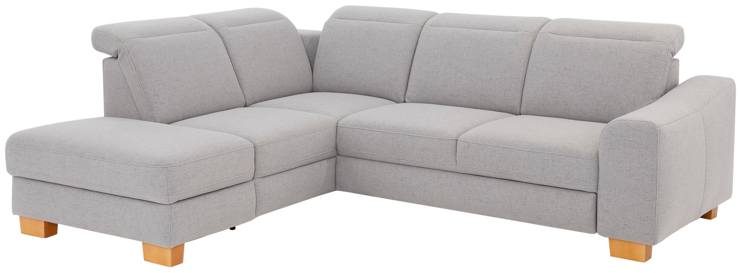 Home affaire Ecksofa »Dundee L-Form« wahlweise mit Kopfteilverstellung und zusätzlich mit Bettfunktion