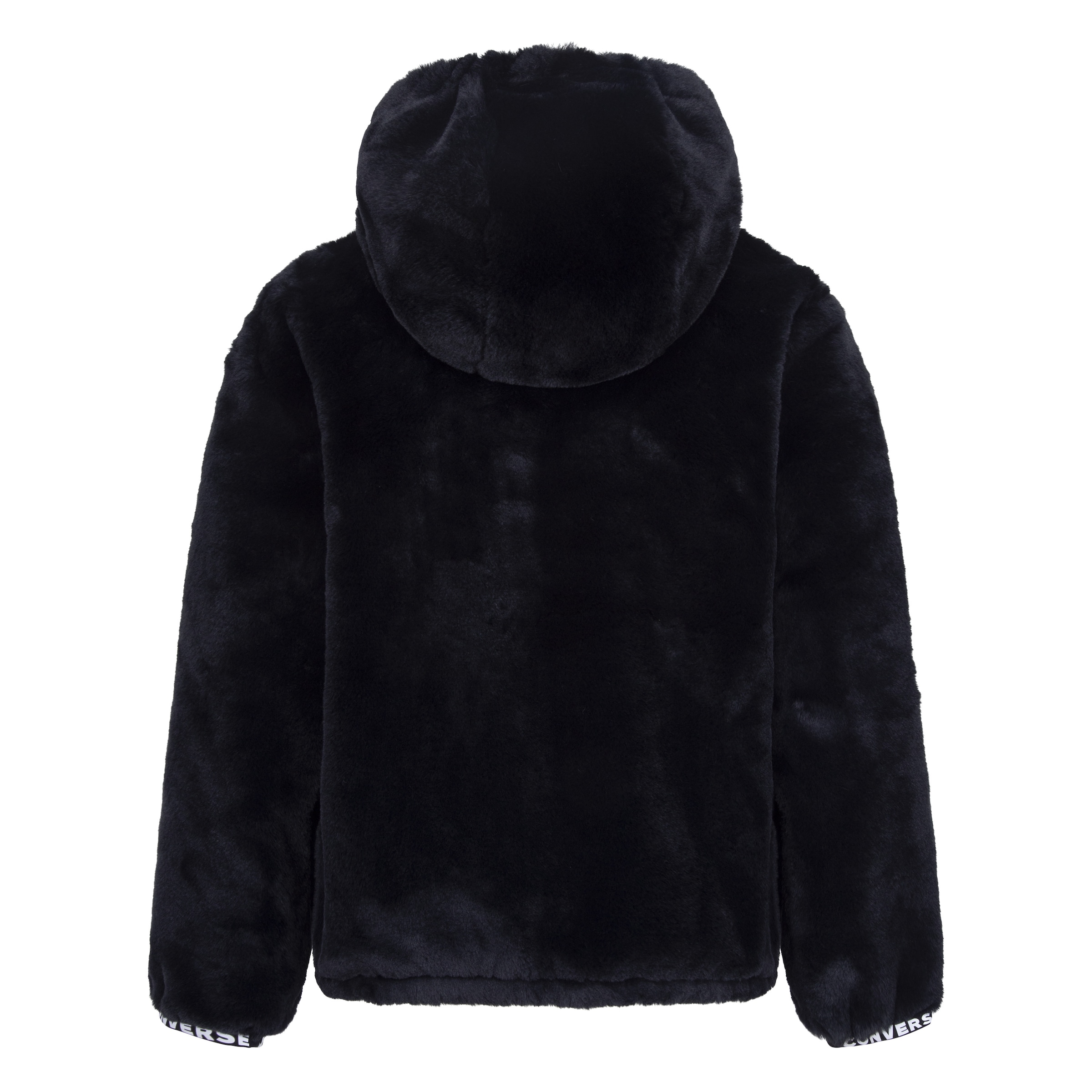 Converse Outdoorjacke »FAUX FUR JKT - für Kinder«, mit Kapuze
