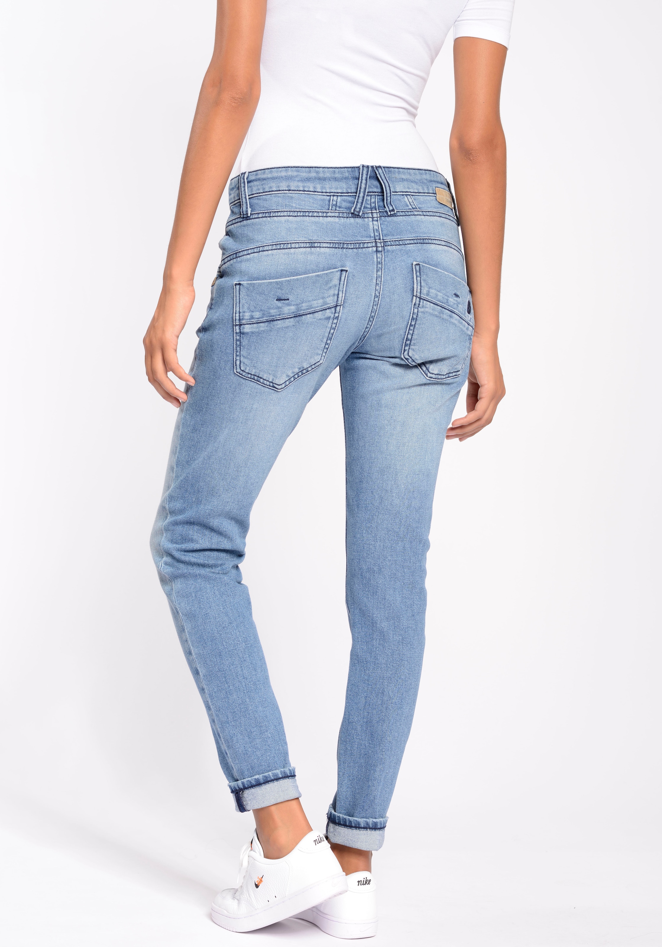 GANG Relax-fit-Jeans kaufen CROTCH«, DEEP LINE im der mit Online Bio-Baumwolle OTTO ECO und Stretch »94GERDA aus Shop