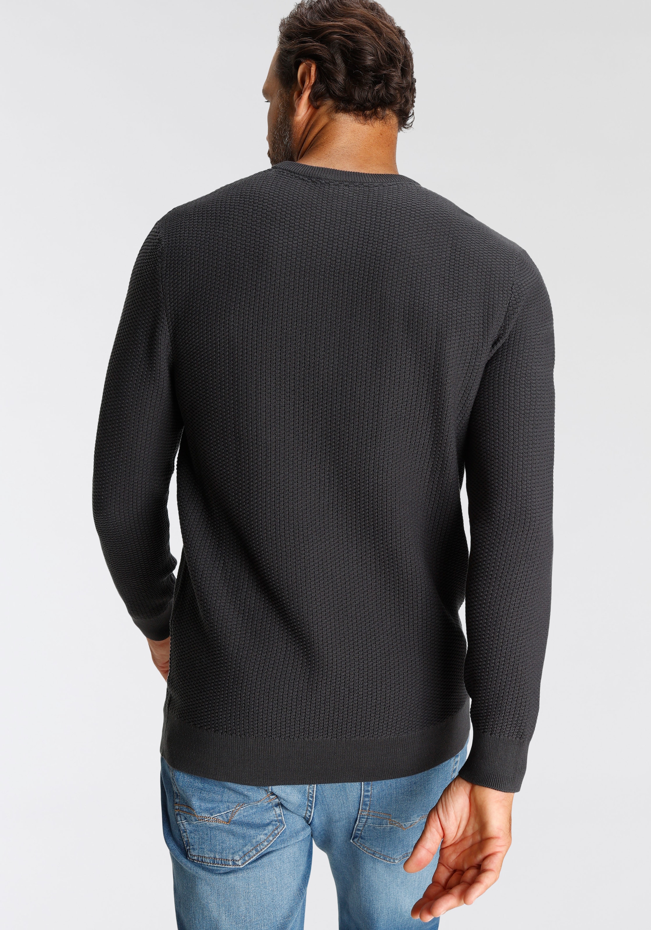 H.I.S Strickpullover, in besonderer Strick-Optik