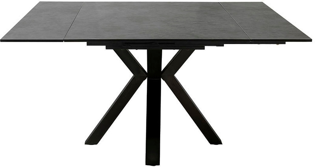 MCA furniture Esstisch »PALLINI Auszugstisch 90-150 cm«, (Einzelstück), Keramik,Metall,Längsseitenauszug,ausziehbar,Tischplatte 13 mm