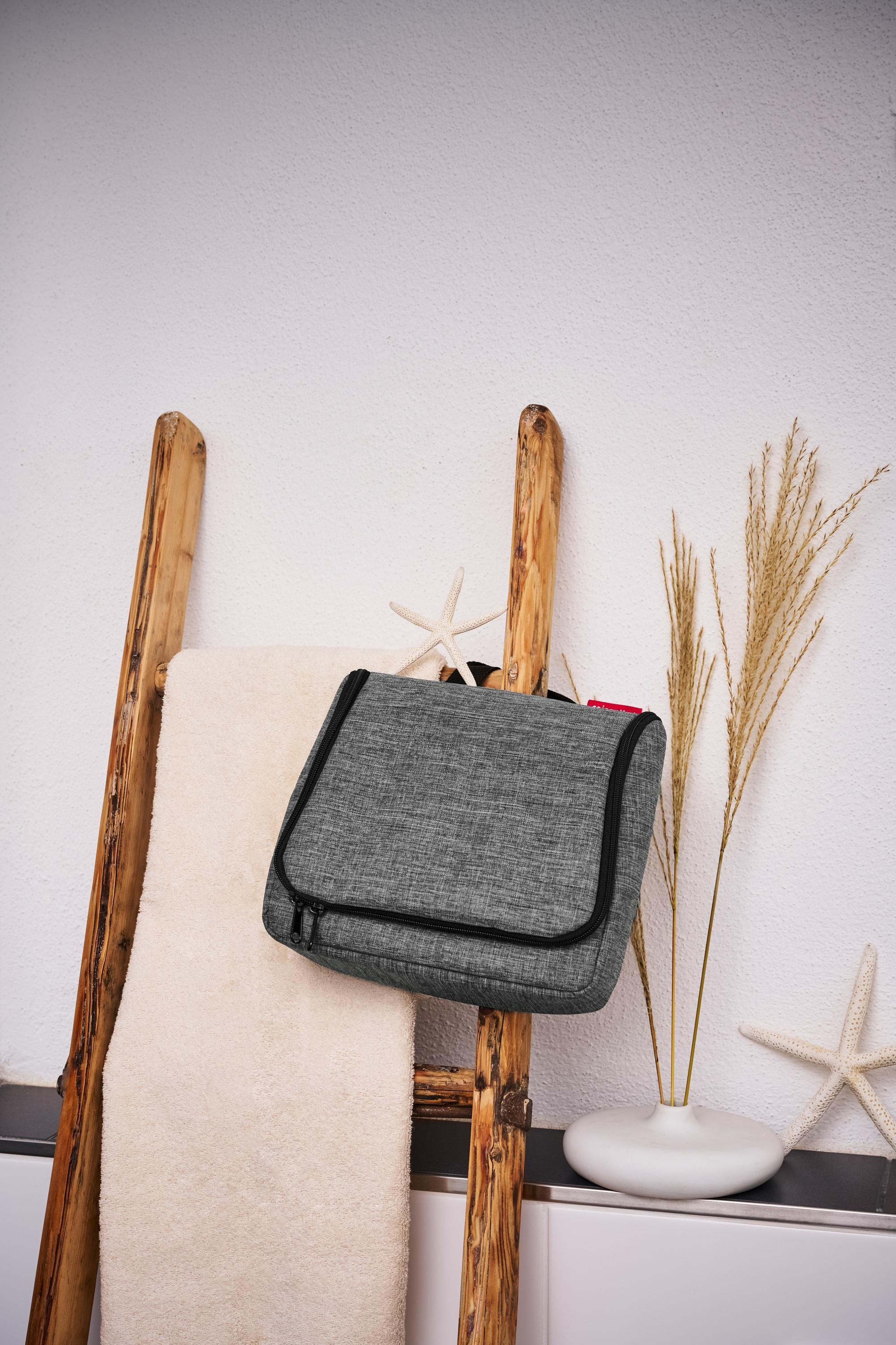 REISENTHEL® Kulturbeutel »toiletbag XL« großes Hauptfach, Stecktaschen, Haken zum Aufhängen, Spiegel innen