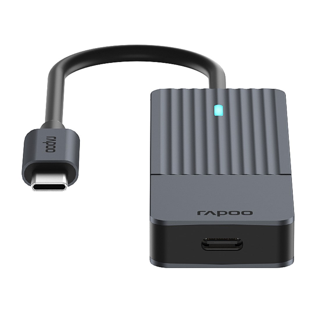 Rapoo USB-Adapter »UCH-4003 USB-C Hub, USB-C auf USB-A und USB-C, Grau«, USB-C zu USB 3.2 Gen 1 Type A-USB-C, 17 cm